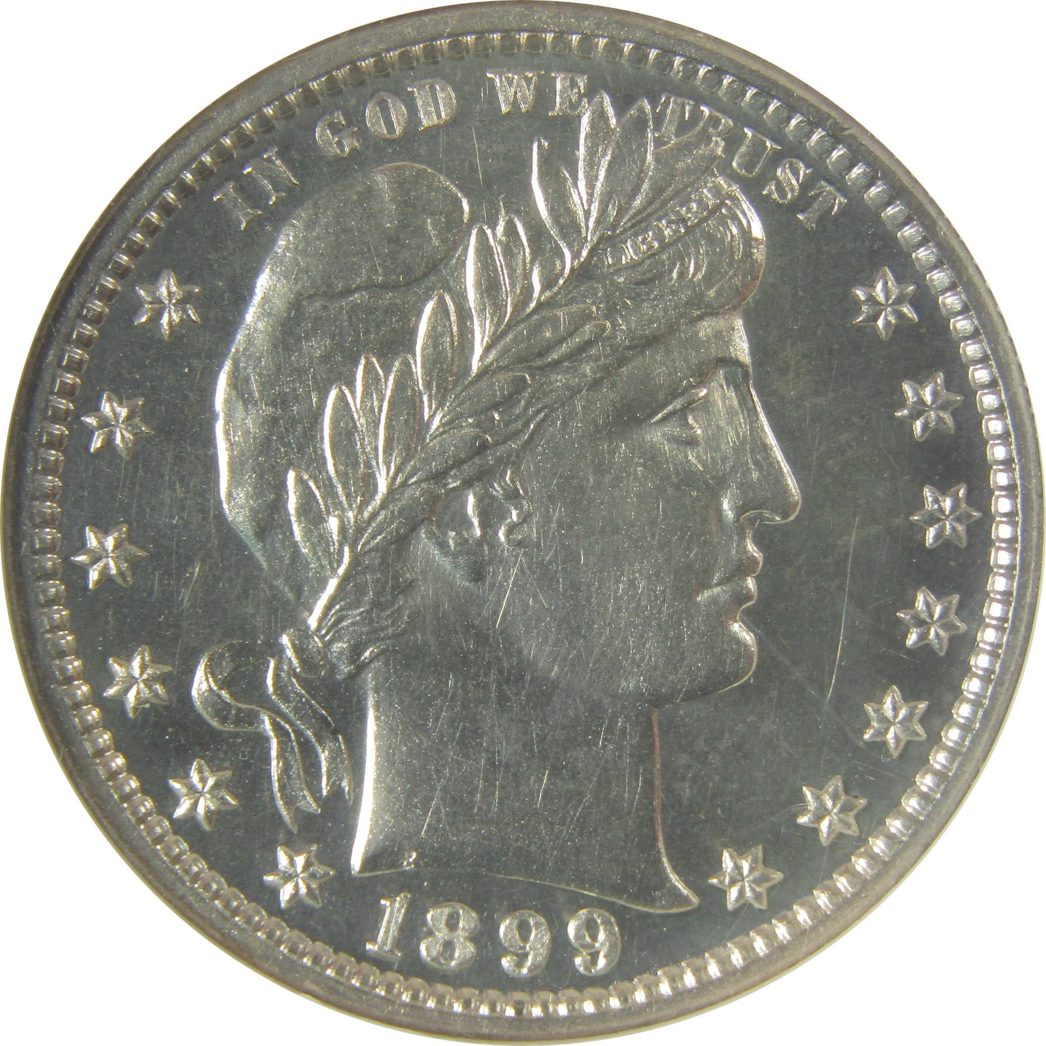 1899 Barber Quarter PF 63 NGC Silver Proof 25c Coin SKU:I19882