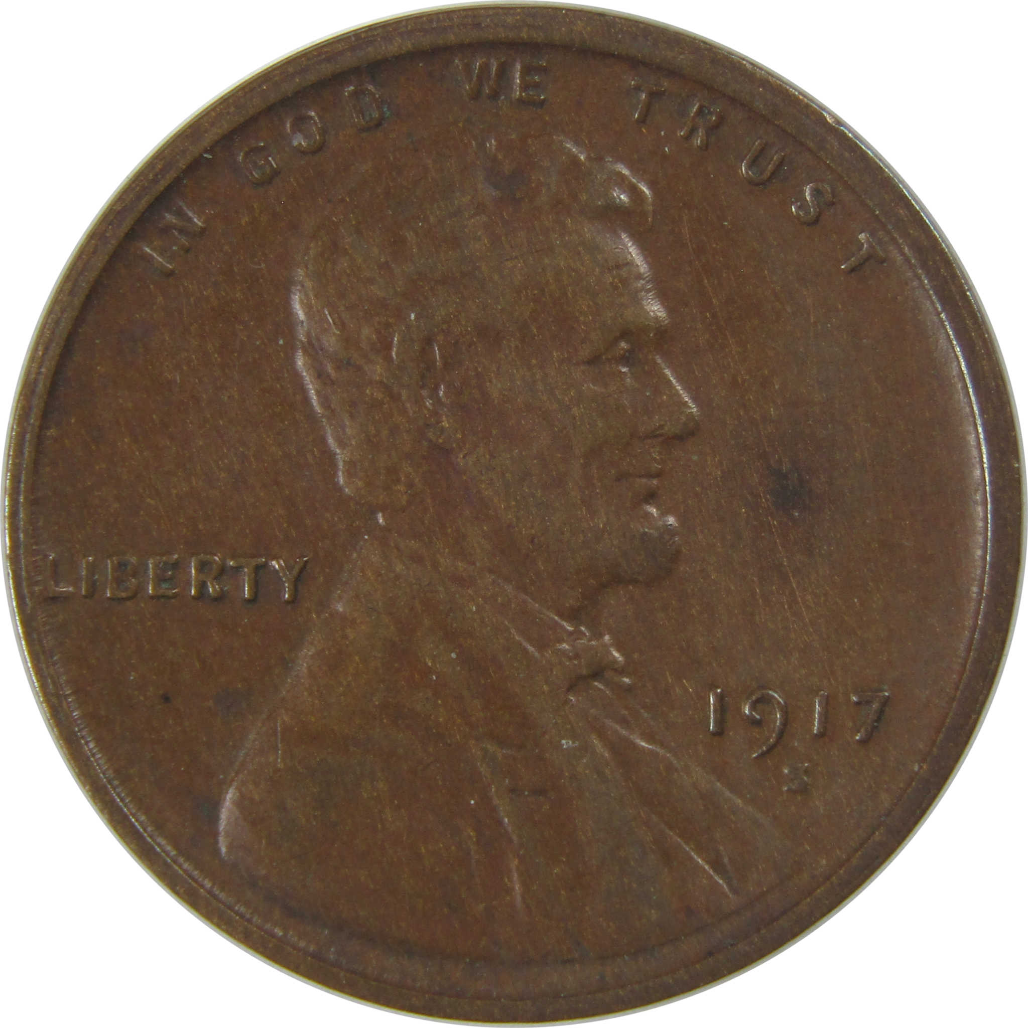 1917 S Lincoln Wheat Cent XF EF Extremely Fine Penny SKU:I23751