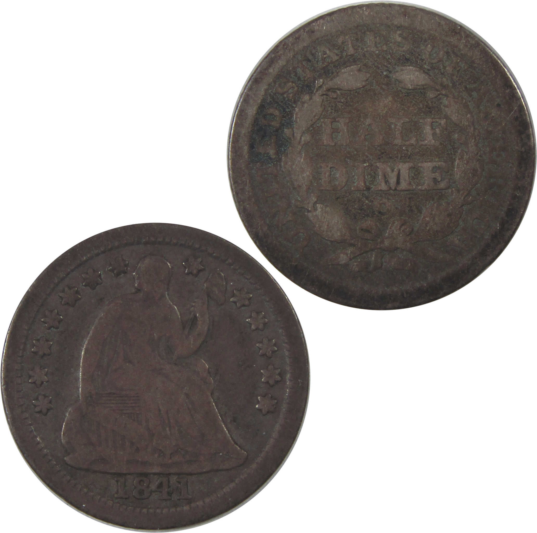 1841 O Seated Liberty Half Dime VG Very Good Silver 5c Coin SKU:I18810