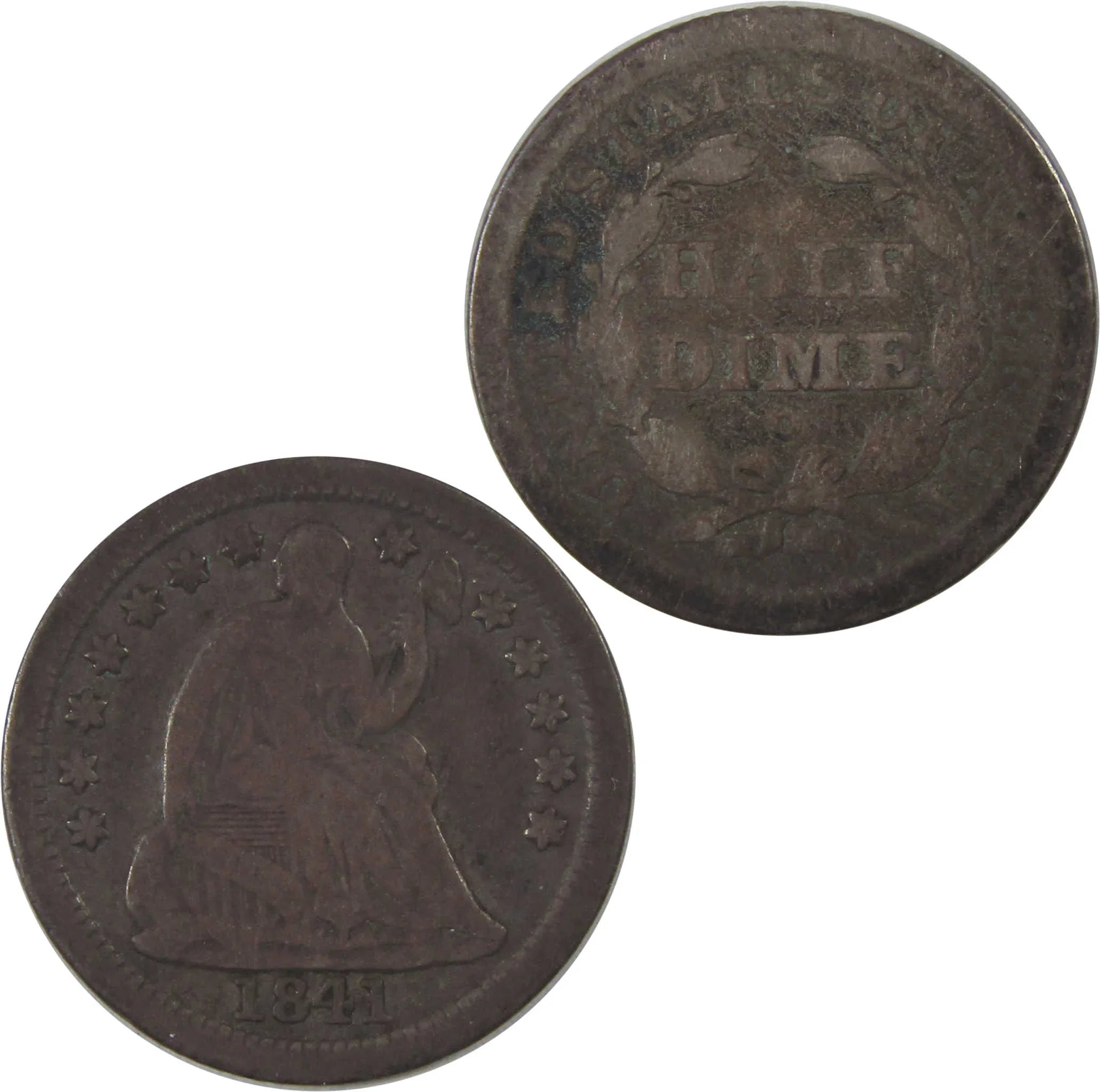 1841 O Seated Liberty Half Dime VG Very Good Silver 5c Coin SKU:I18810
