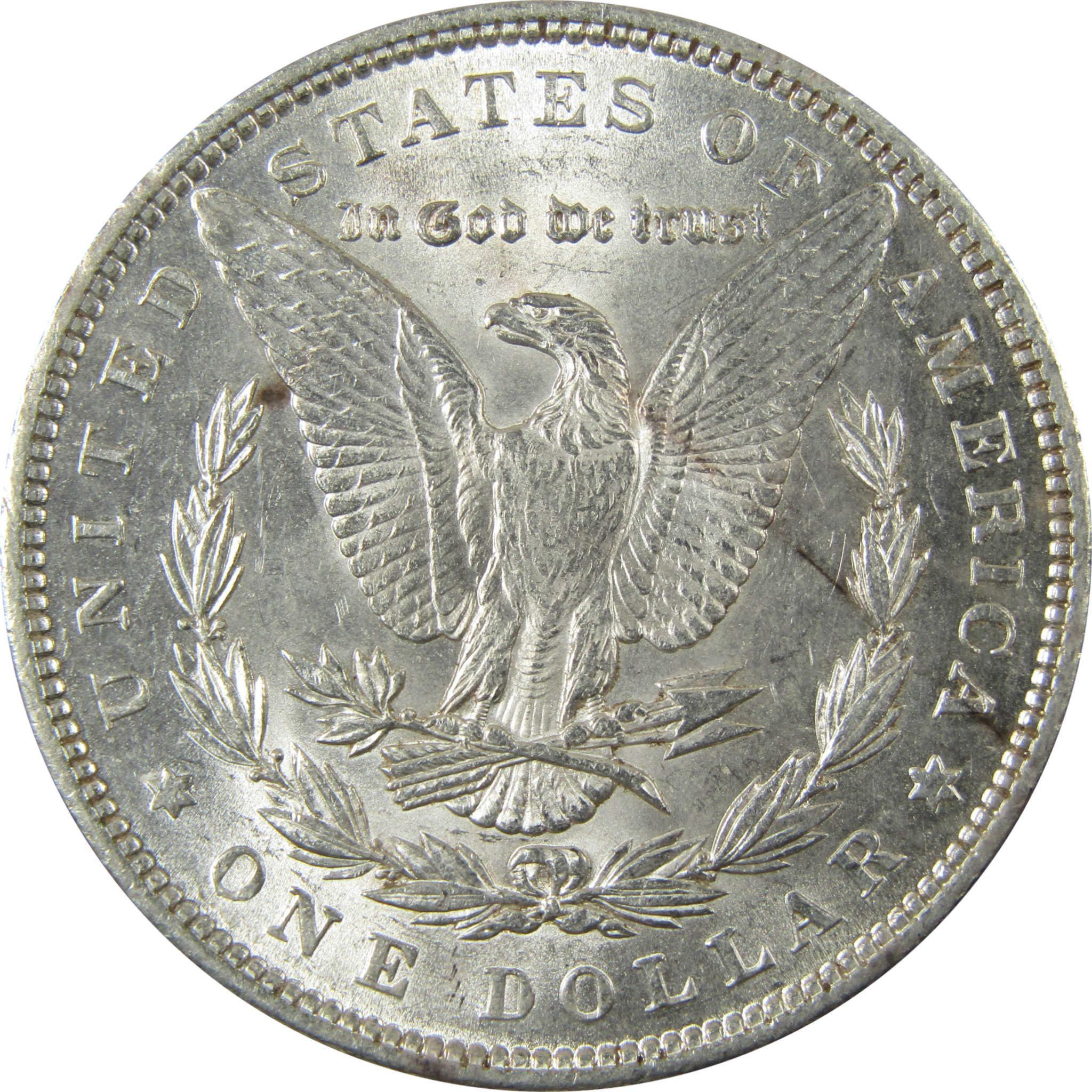 1890 Morgan Silver Dollar AU About Uncirculated Details SKU:CP1391 - Morgan coin - Morgan silver dollar - Morgan silver dollar for sale - Profile Coins & Collectibles