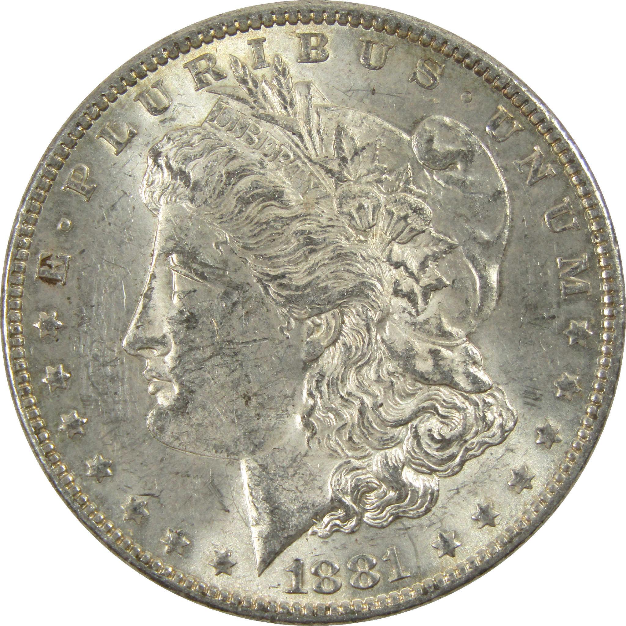 1881 Morgan Dollar CH AU Choice About Uncirculated Silver $1 Coin - Morgan coin - Morgan silver dollar - Morgan silver dollar for sale - Profile Coins & Collectibles