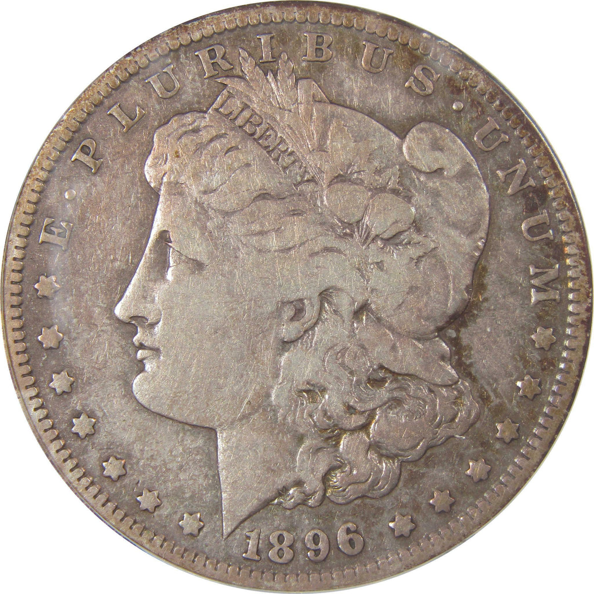 1896 S Morgan Silver Dollar VF 20 ANACS $1 Coin SKU:I25000 - Morgan coin - Morgan silver dollar - Morgan silver dollar for sale - Profile Coins & Collectibles