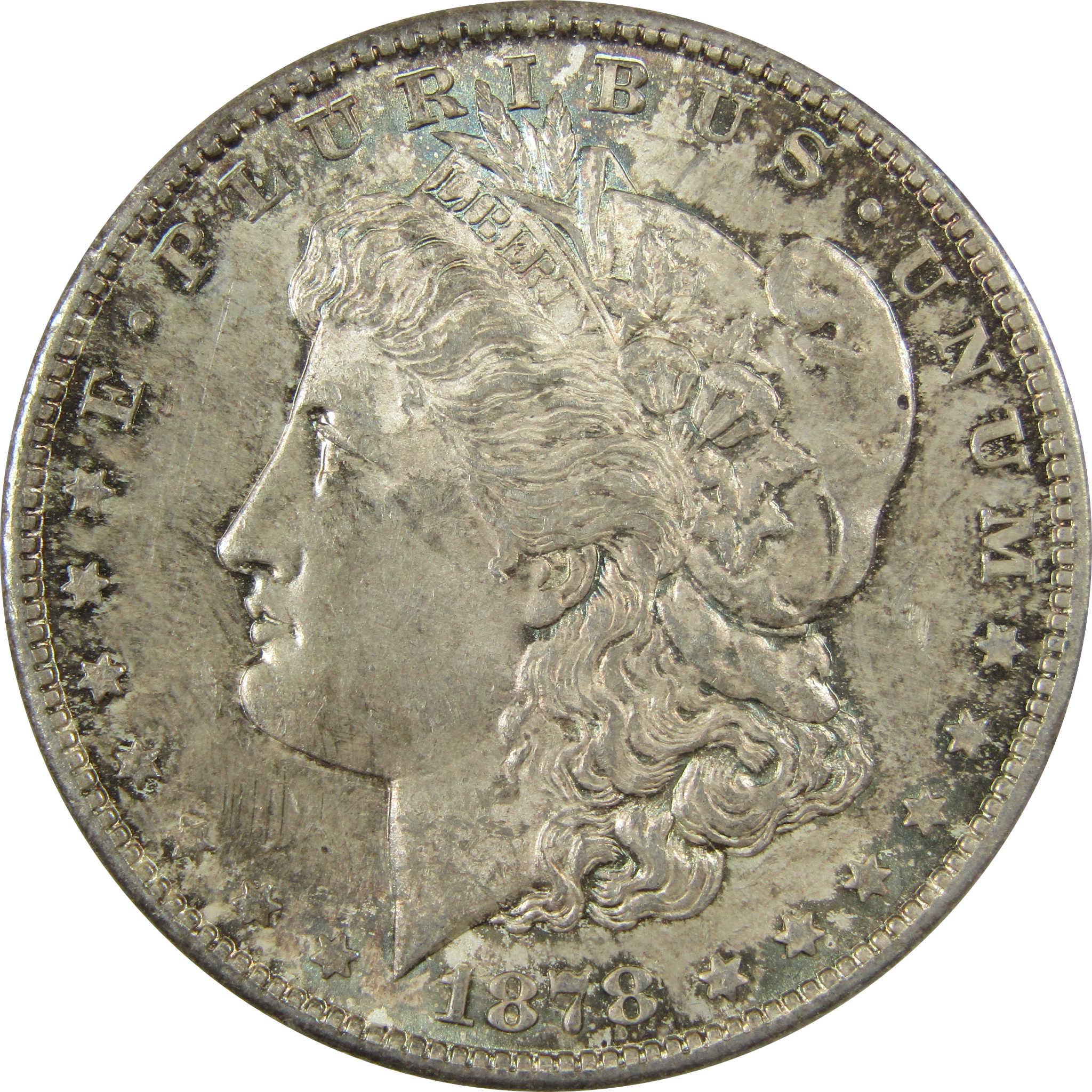 1878 S Morgan Silver Dollar Uncirculated Mint State $1 Coin SKU:CP1405 - Morgan coin - Morgan silver dollar - Morgan silver dollar for sale - Profile Coins & Collectibles