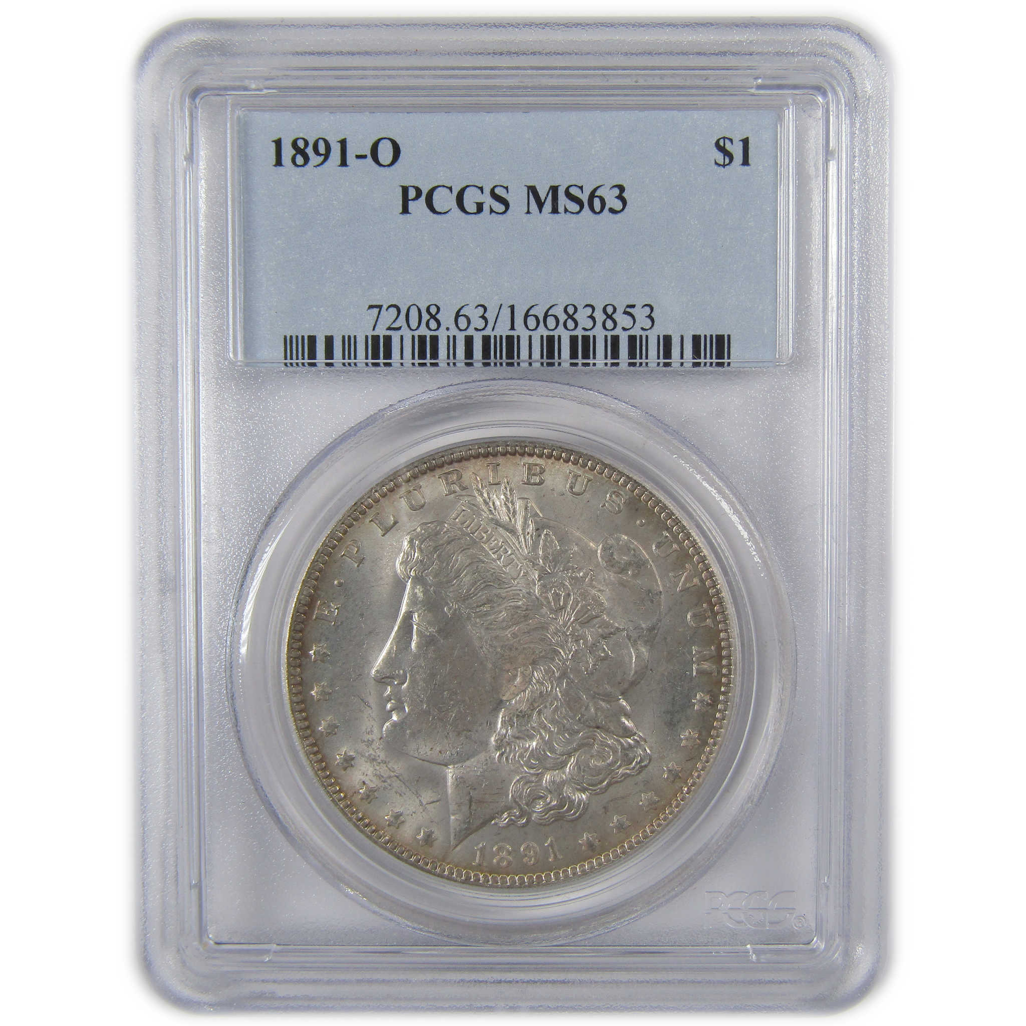 1891 O Morgan Dollar MS 63 PCGS Silver Uncirculated $1 Coin SKU:I23446