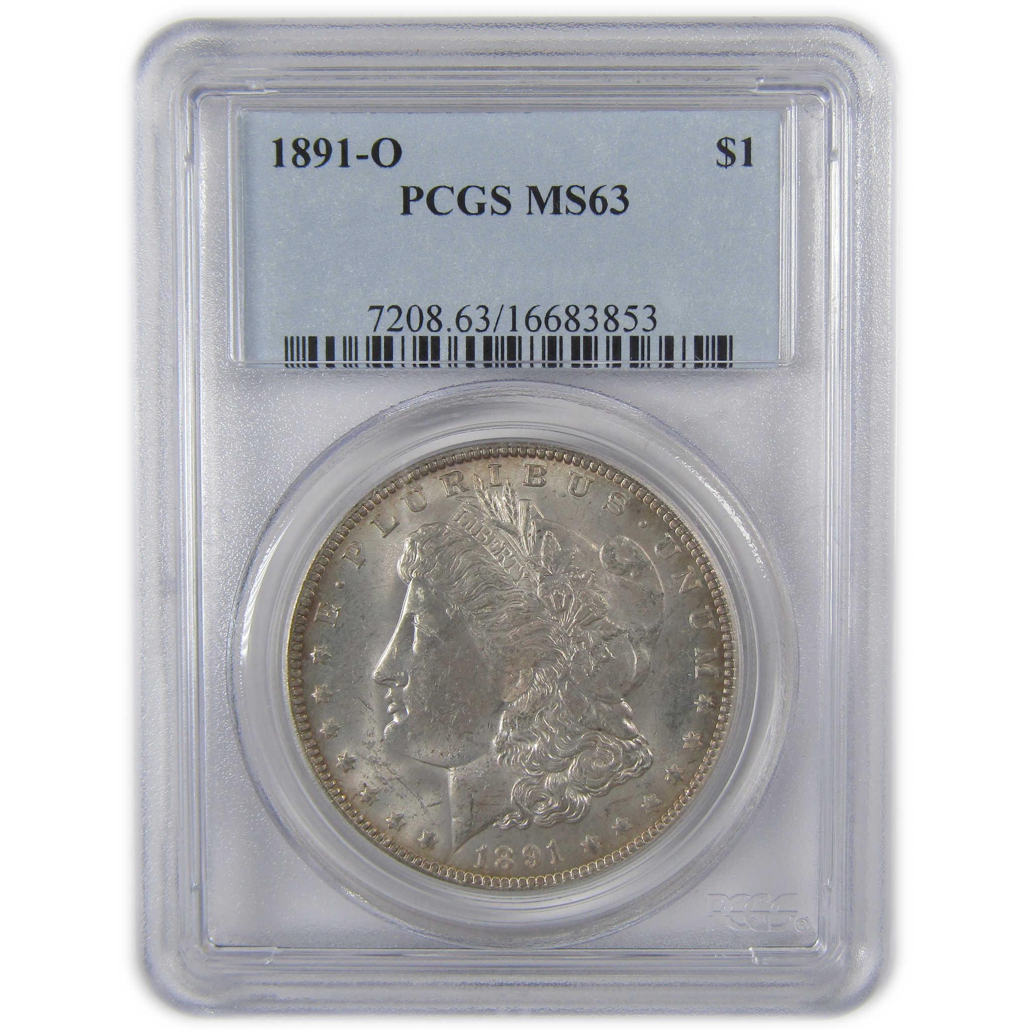 1891 O Morgan Dollar MS 63 PCGS Silver Uncirculated $1 Coin SKU:I23446 - Morgan coin - Morgan silver dollar - Morgan silver dollar for sale - Profile Coins & Collectibles