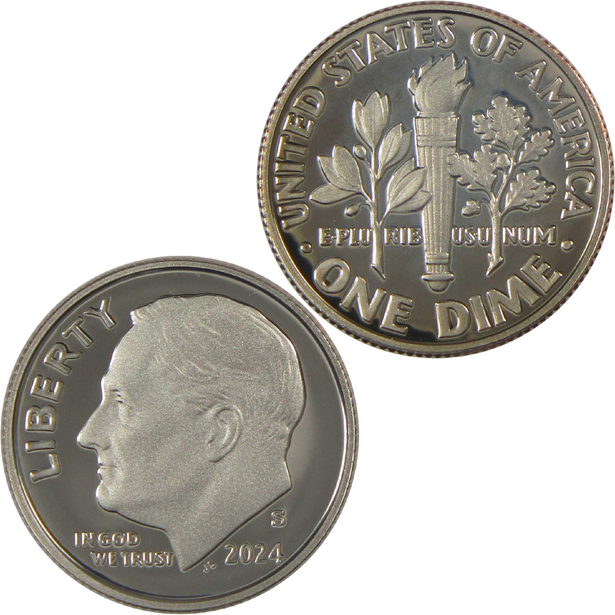 2024 S Roosevelt Dime Choice Proof Clad 10c Coin