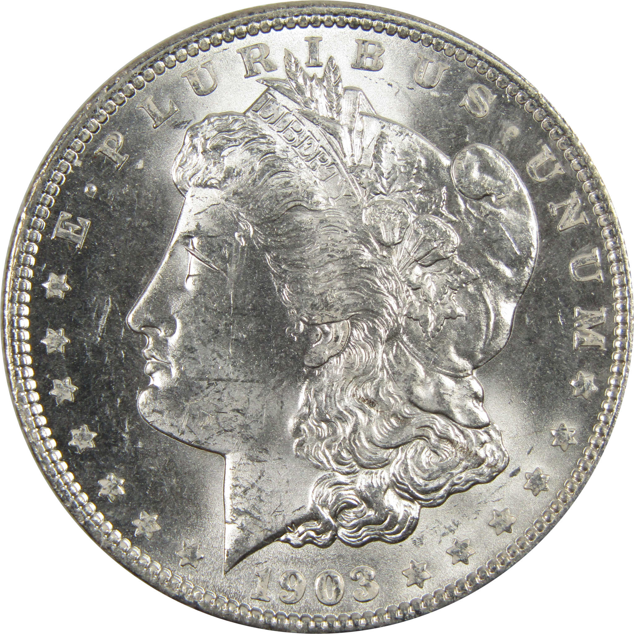 1903 O Morgan Dollar BU Choice Uncirculated 90% Silver $1 SKU:I7919