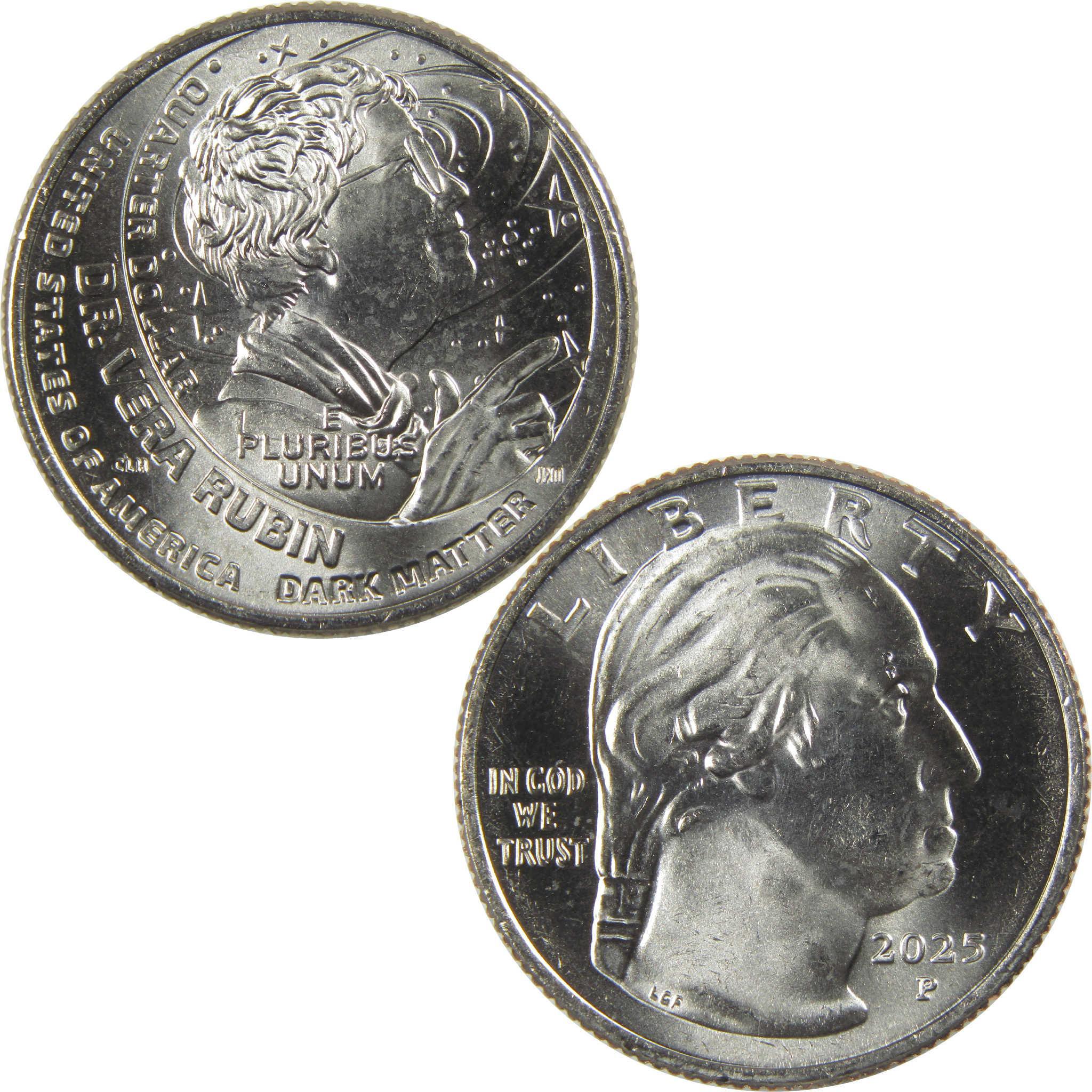 2025 P Vera Rubin American Women Quarter Clad Uncirculated 25c Coin