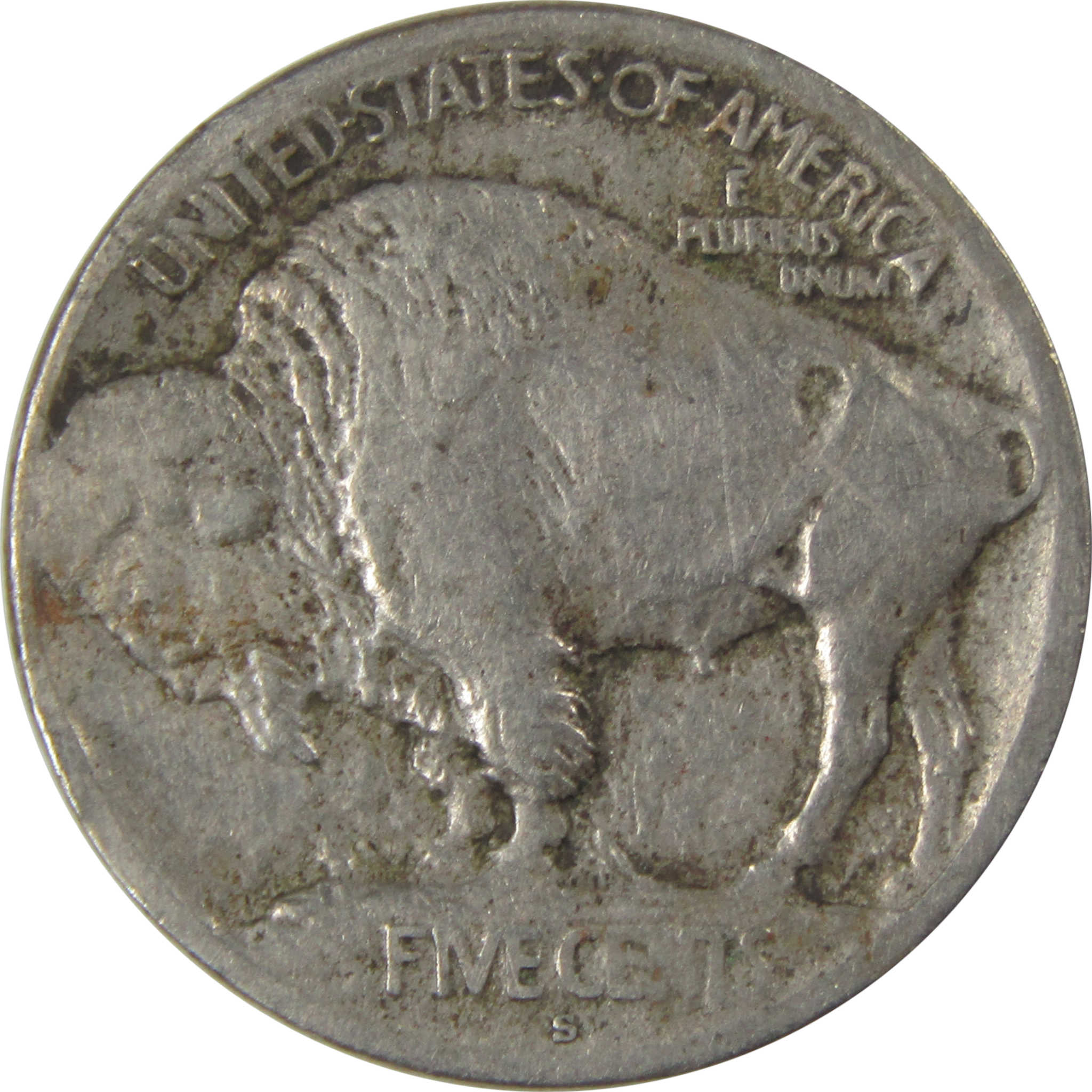 1913 S Type 1 Indian Head Buffalo Nickel F Fine Details SKU:I22914