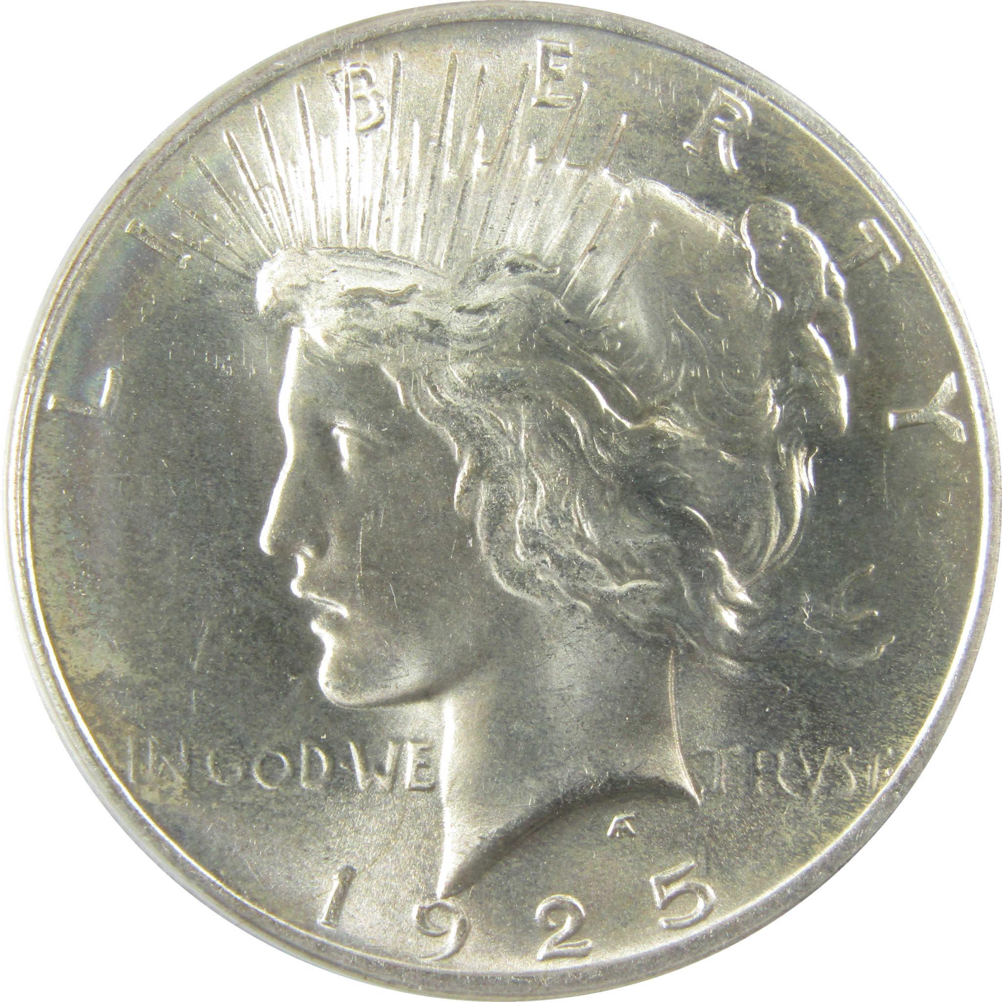 1925 Peace Silver Dollar MS 65 ANACS Uncirculated $1 CoinSKU:I28079