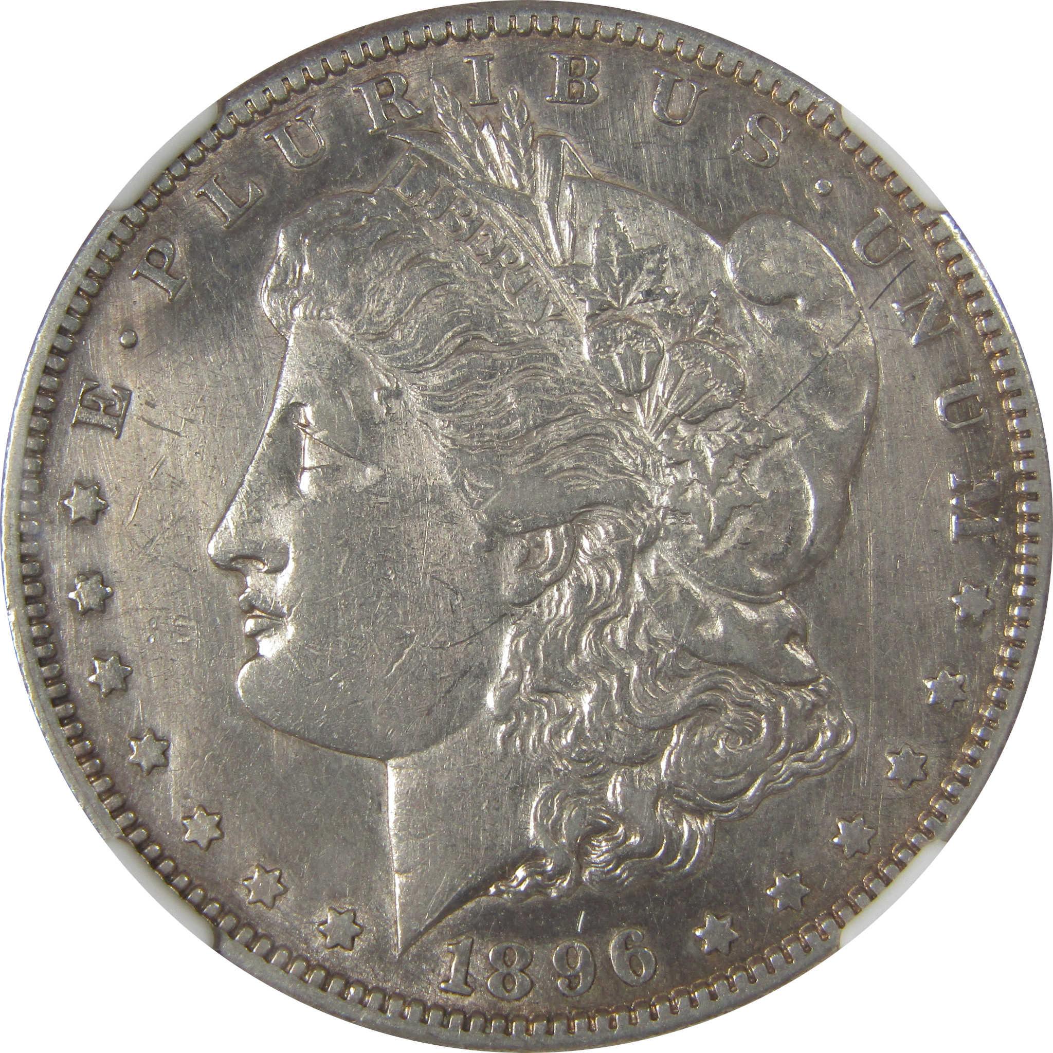 1896 S Morgan Dollar AU Details NGC Silver $1 Coin SKU:I23345 - Morgan coin - Morgan silver dollar - Morgan silver dollar for sale - Profile Coins & Collectibles