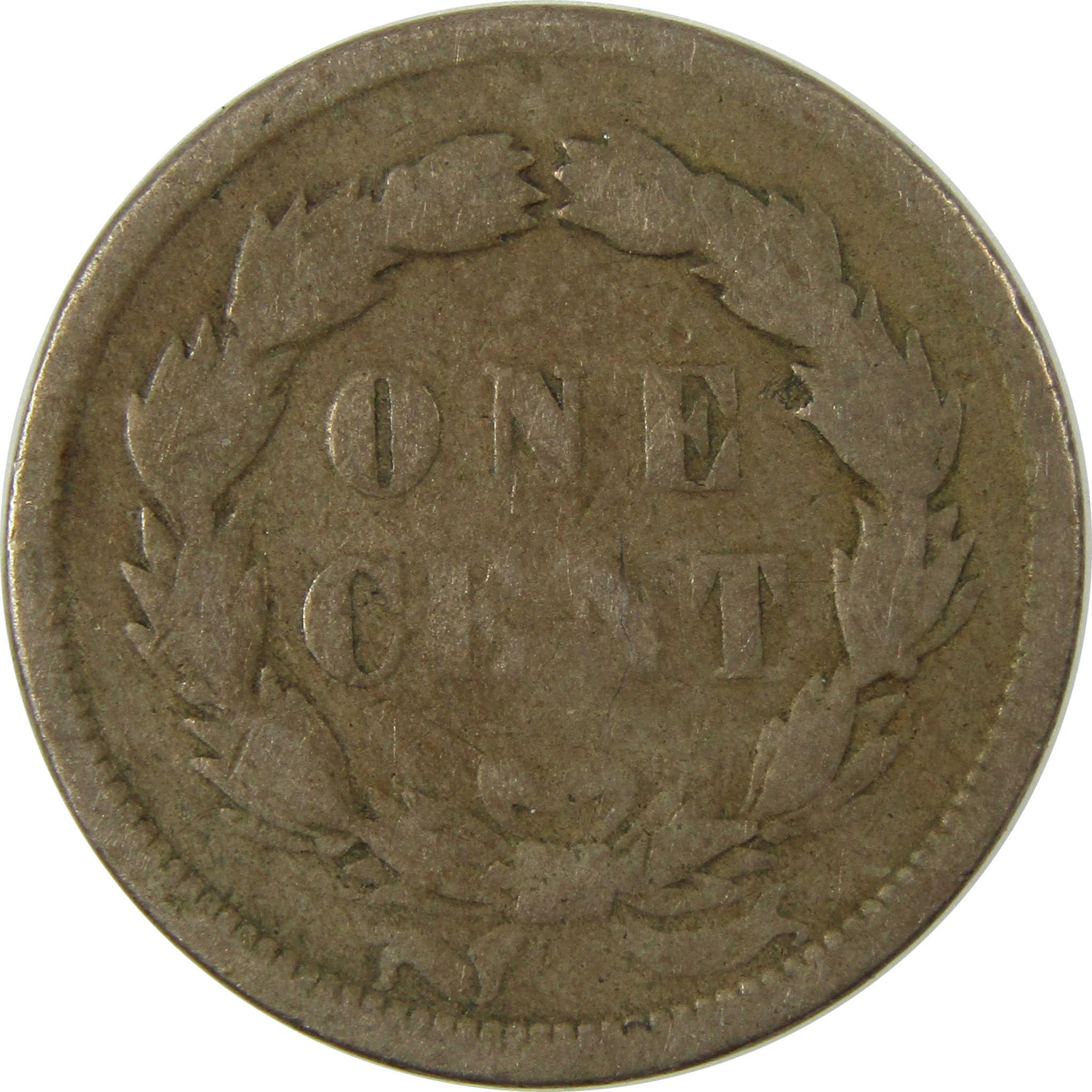 1859 Indian Head Cent G Good Penny 1c Coin SKU:CP1299