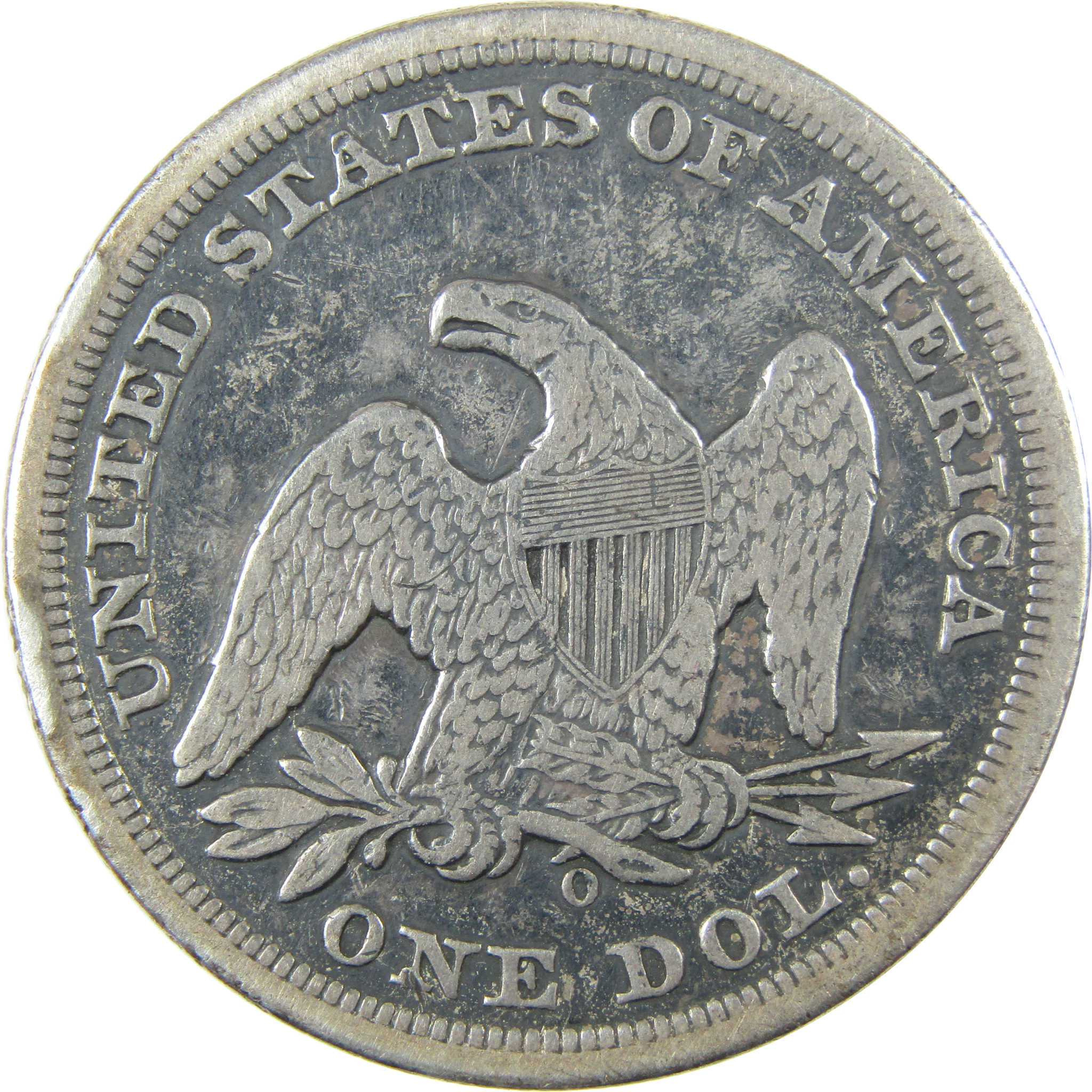 1850 O Seated Liberty Silver Dollar VF Very Fine Details SKU:I26038