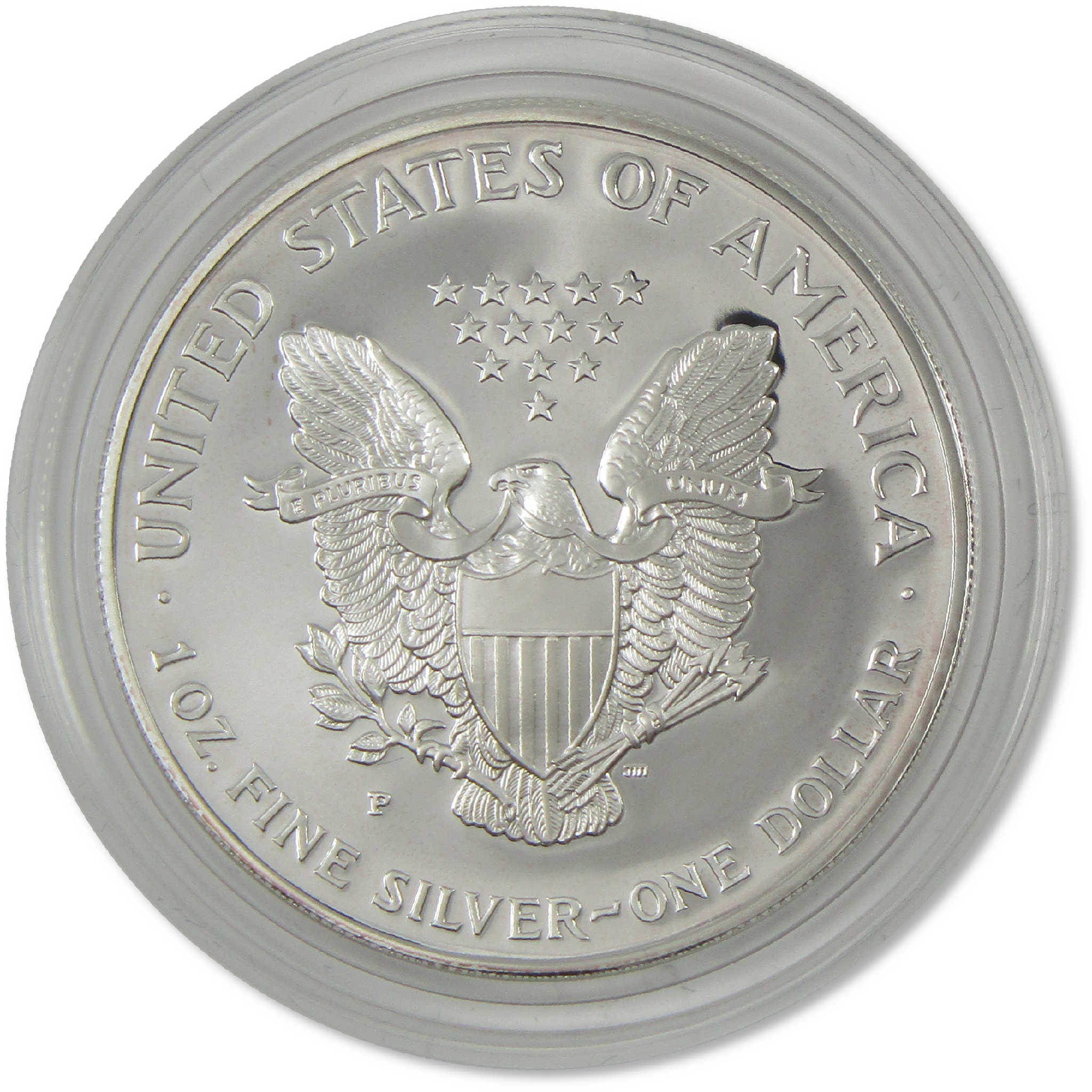 1999 P American Silver Eagle Choice Proof Bullion $1 Coin OGP COA