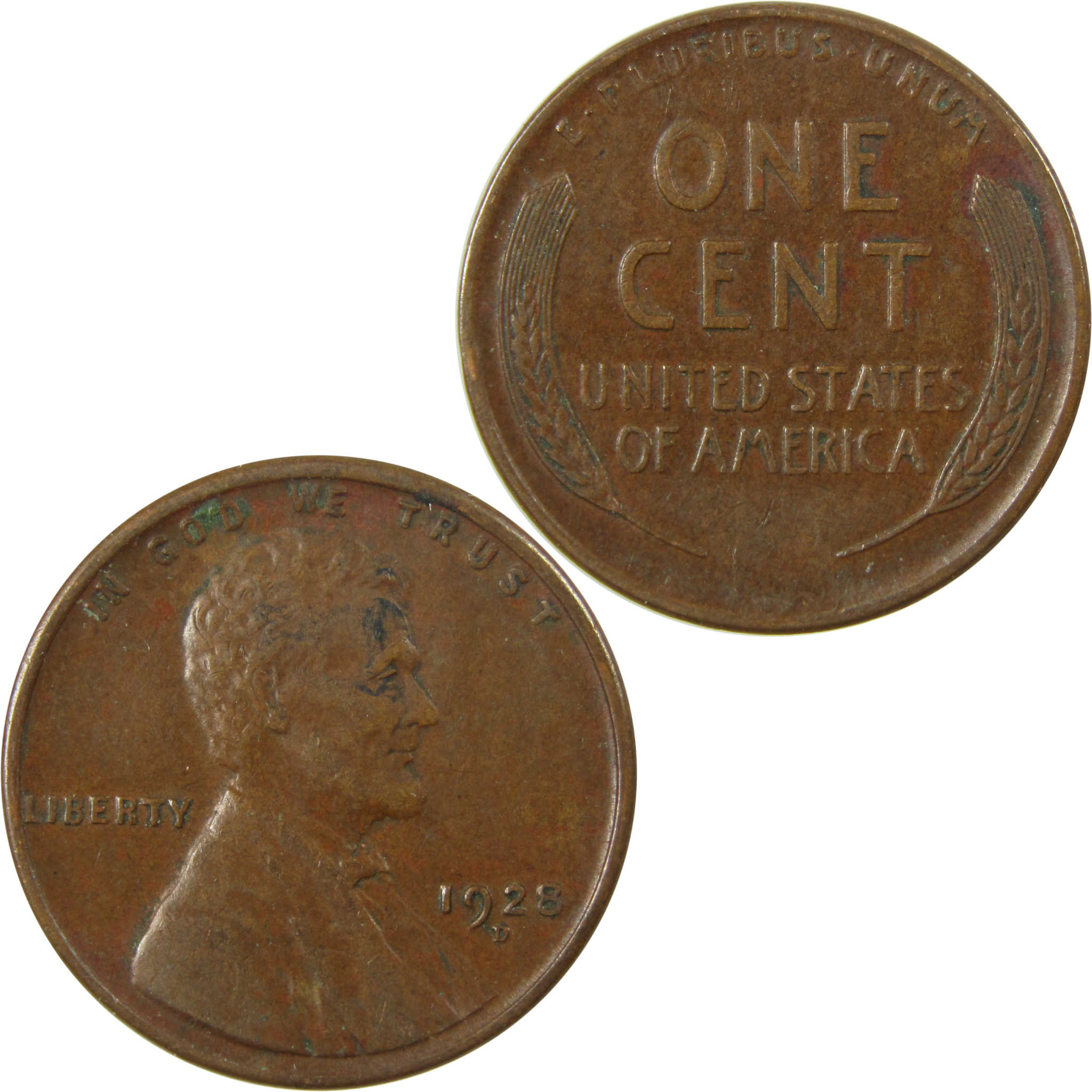 1928 D Lincoln Wheat Cent VG Very Good Penny 1c Coin SKU:I26709