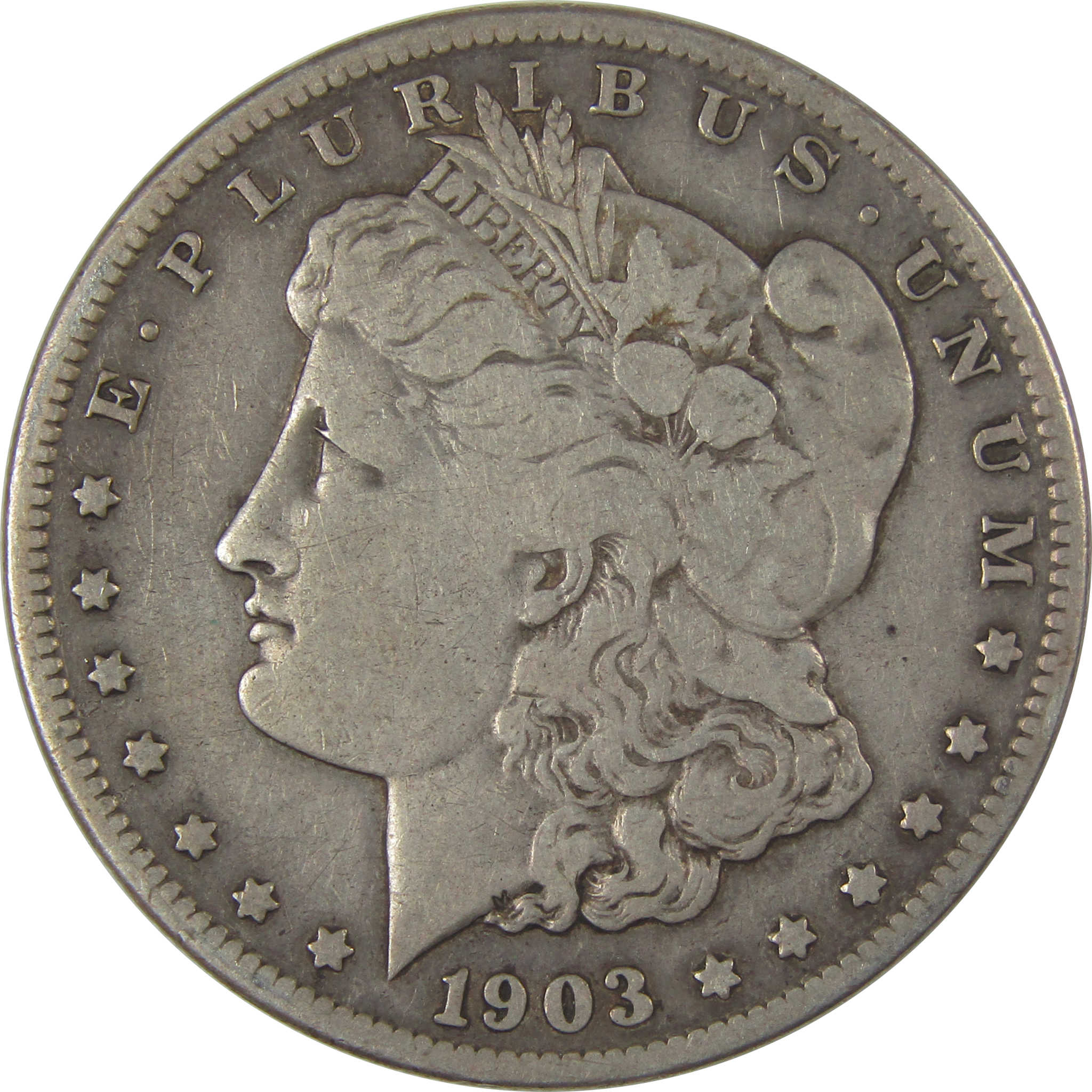 1903 S Morgan Dollar F Fine Silver $1 Coin SKU:I22819 - Morgan coin - Morgan silver dollar - Morgan silver dollar for sale - Profile Coins & Collectibles