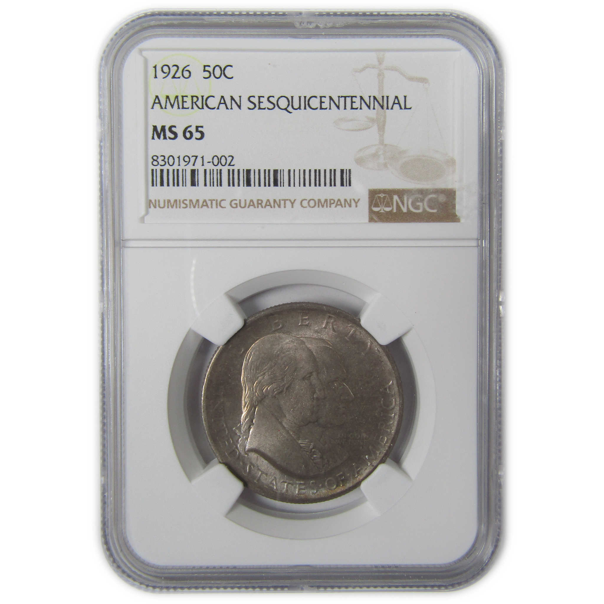 Sesquicentennial Commemorative Half Dollar 1926 MS 65 NGC SKU:I23631