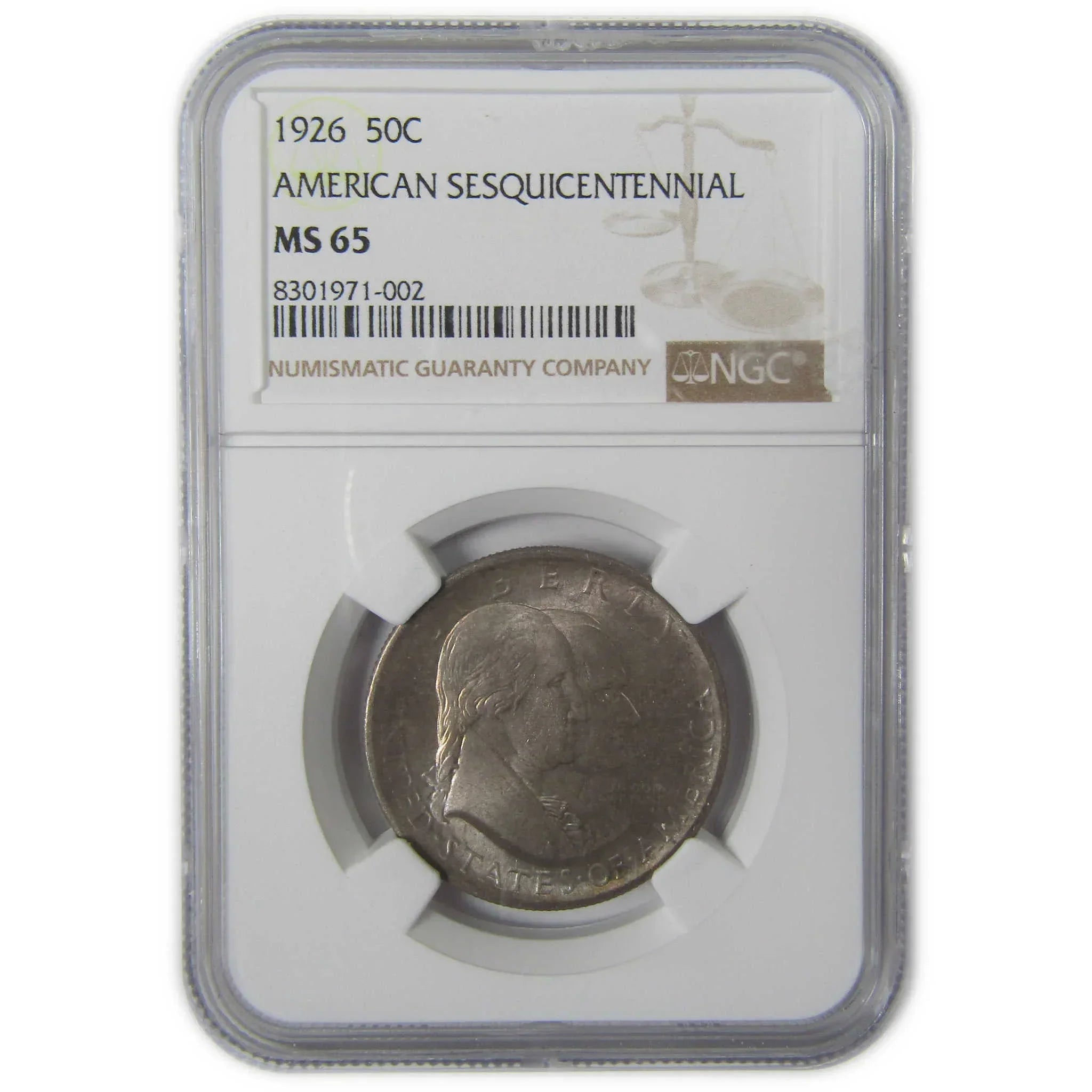 Sesquicentennial Commemorative Half Dollar 1926 MS 65 NGC SKU:I23631