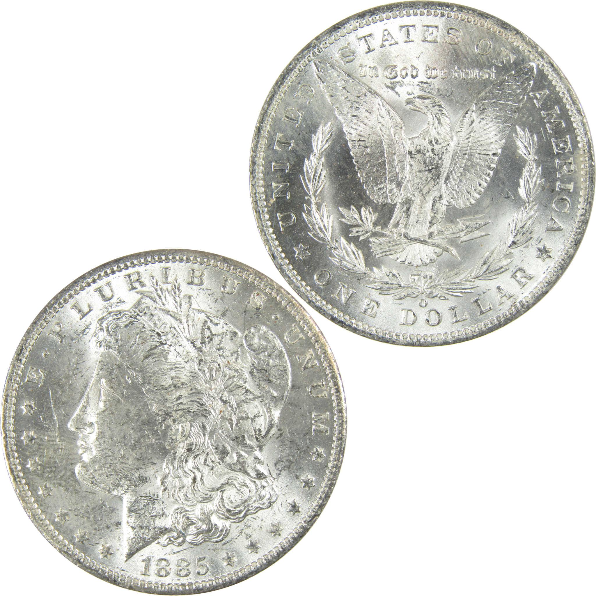 1885 O Morgan Silver Dollar Uncirculated Mint State $1 Coin SKU:I27469 - Morgan coin - Morgan silver dollar - Morgan silver dollar for sale - Profile Coins & Collectibles