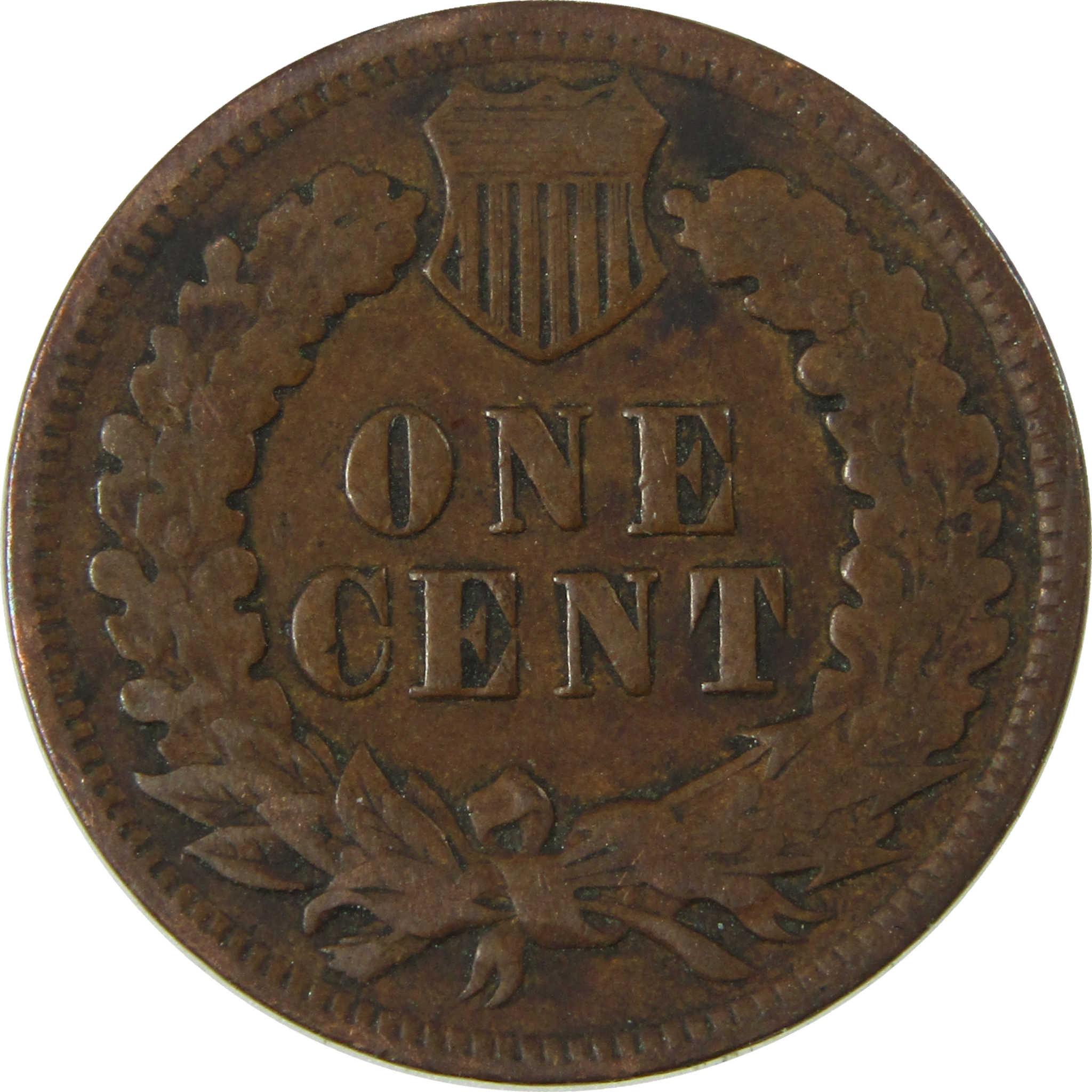1900 Indian Head Cent F Fine Penny 1c Coin SKU:I26990
