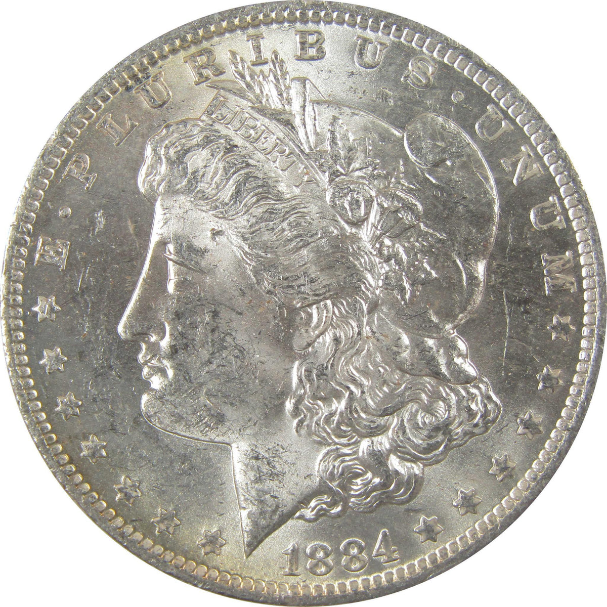 1884 O Morgan Silver Dollar BU Choice Uncirculated Toned SKU:I24191
