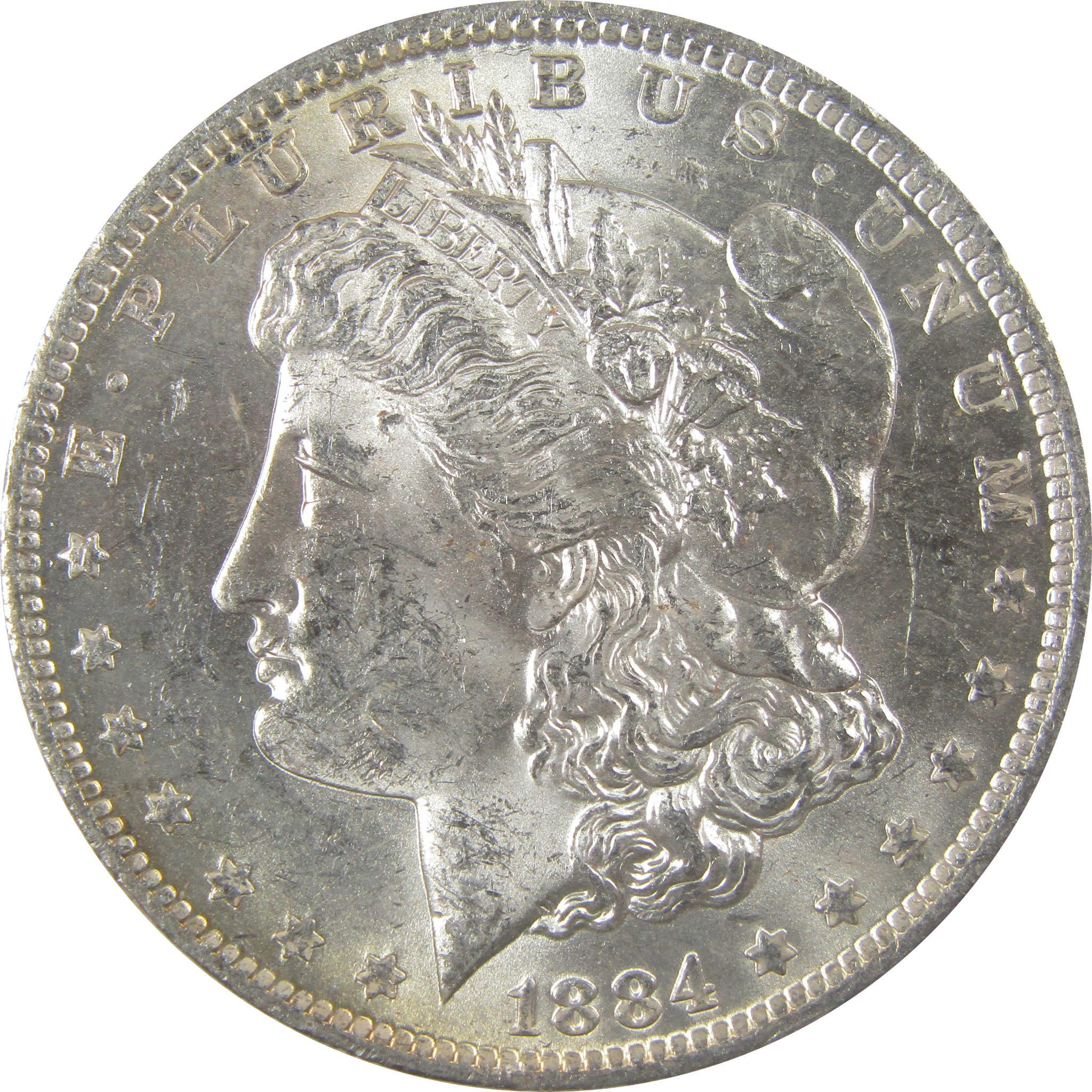 1884 O Morgan Silver Dollar BU Choice Uncirculated Toned SKU:I24191