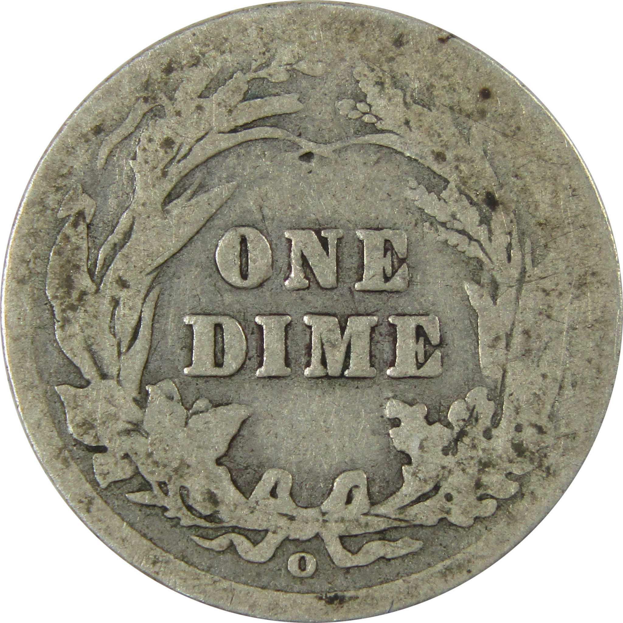 1905 O Micro O Barber Silver Dime AG About Good 10c Coin SKU:I26626
