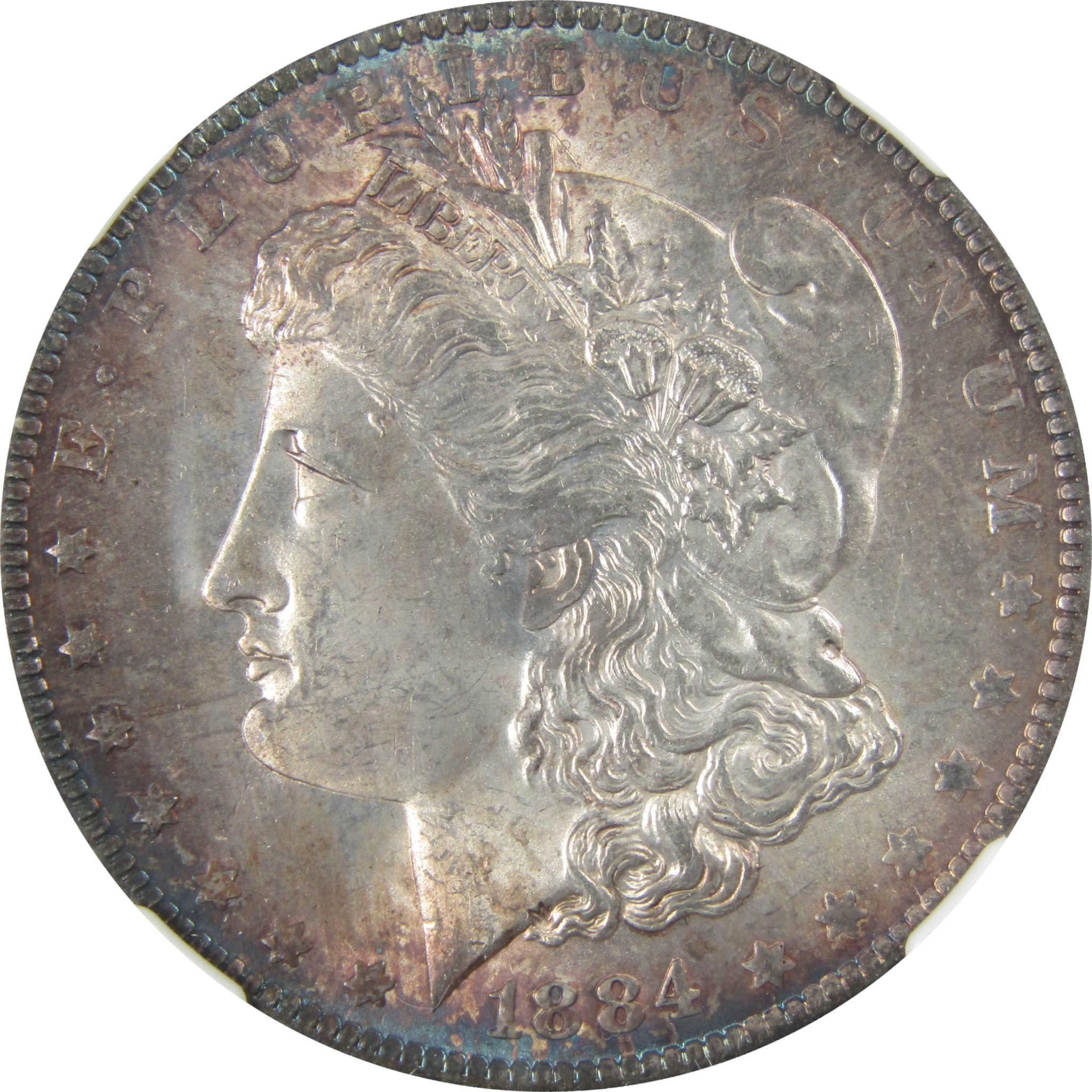 1884 O Morgan Silver Dollar MS 64 NGC Uncirculated Toned SKU:I27893