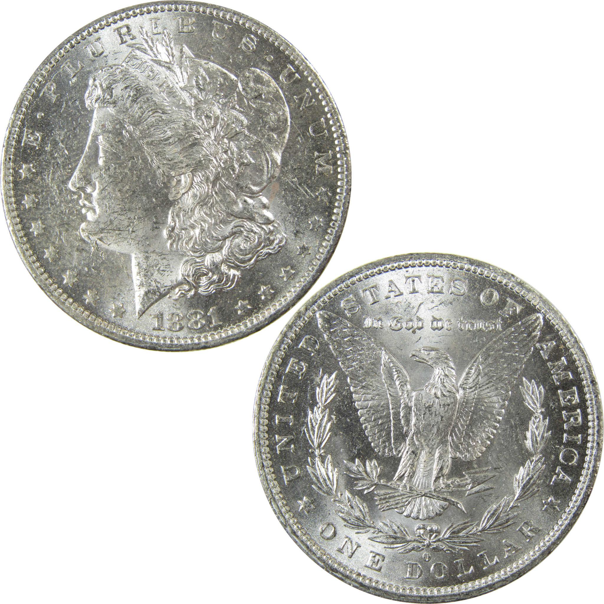 1881 O Morgan Silver Dollar Uncirculated Mint State $1 Coin SKU:I27699 - Morgan coin - Morgan silver dollar - Morgan silver dollar for sale - Profile Coins & Collectibles