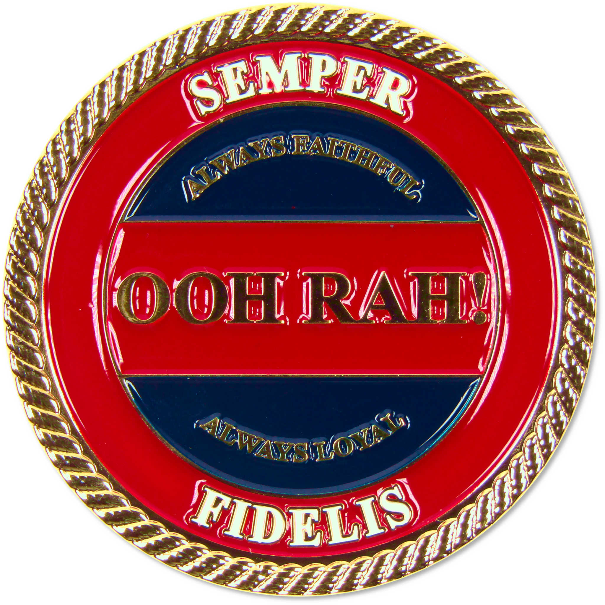 United States Marine Corps Challenge Coin Brass Collectible Enameled Coloring