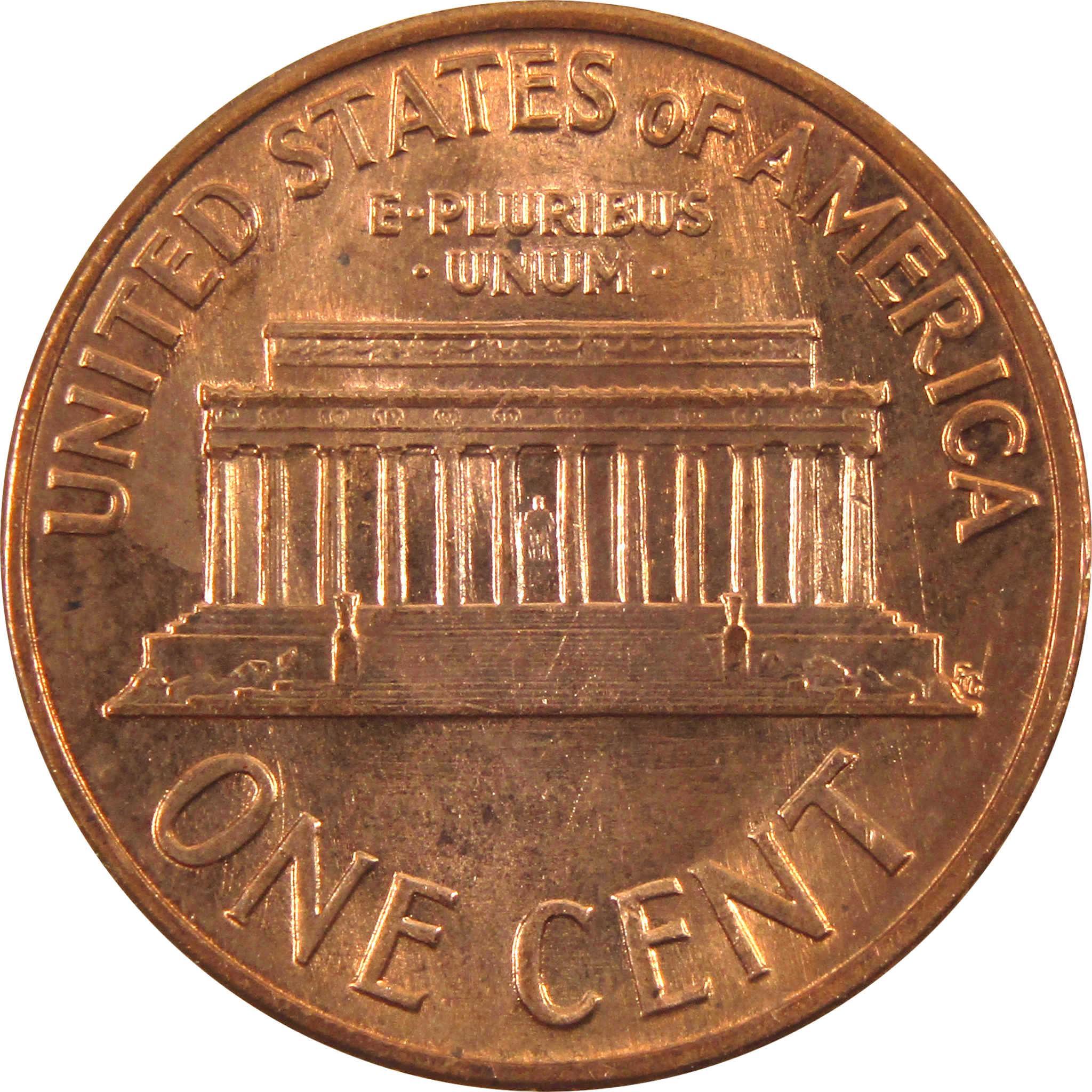 1959 D Lincoln Memorial Cent BU Uncirculated Penny 1c Coin