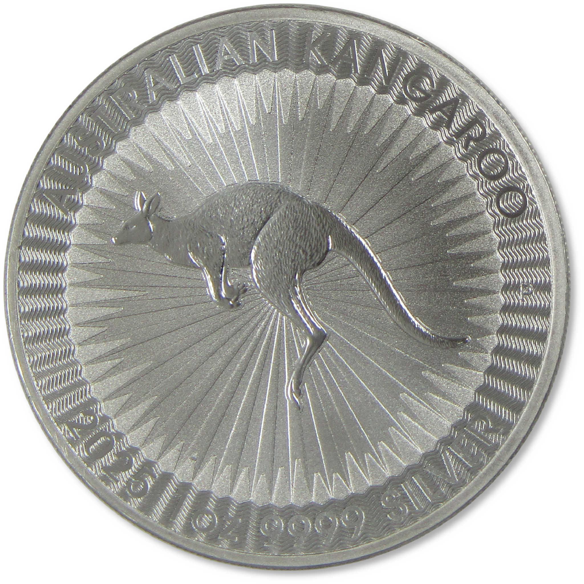 2025 Australian Kangaroo BU Uncirculated 1 oz .9999 Silver Bullion