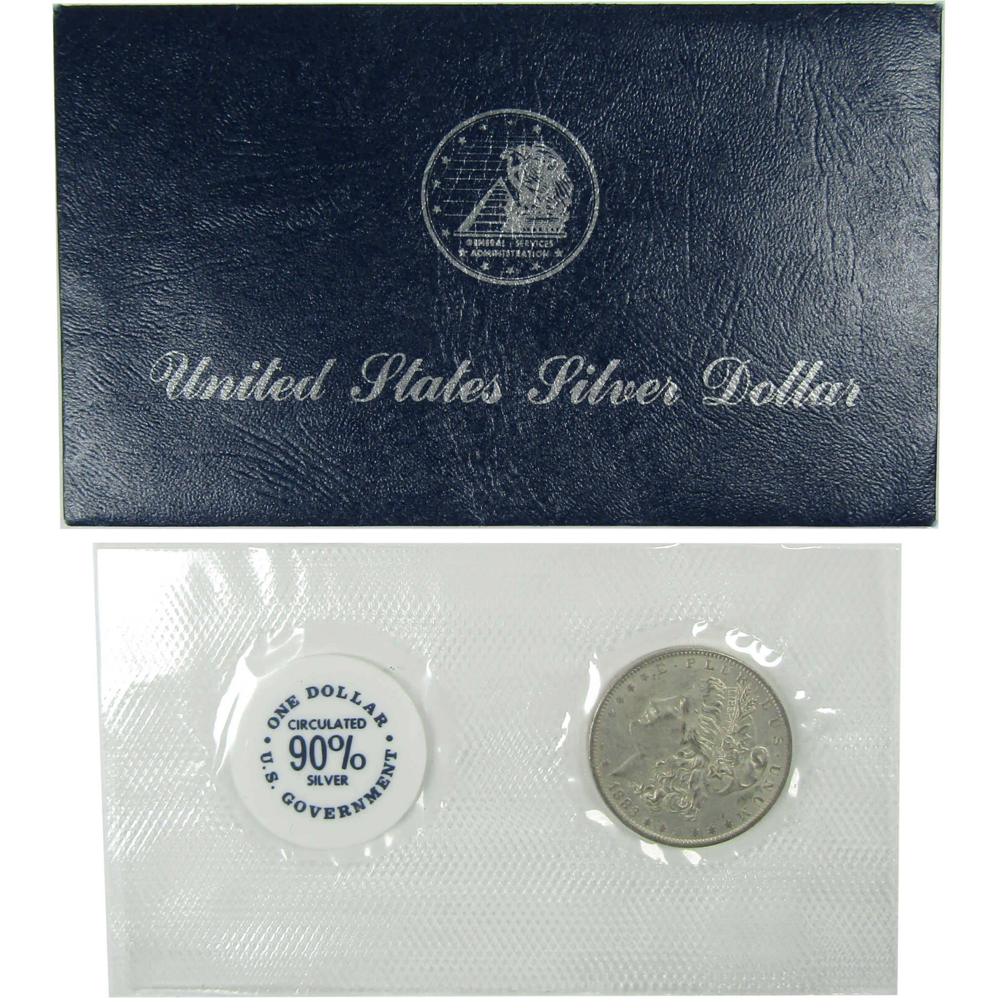1883 O GSA Morgan Silver $1 About Uncirculated OGP Soft Pack SKU:CP915