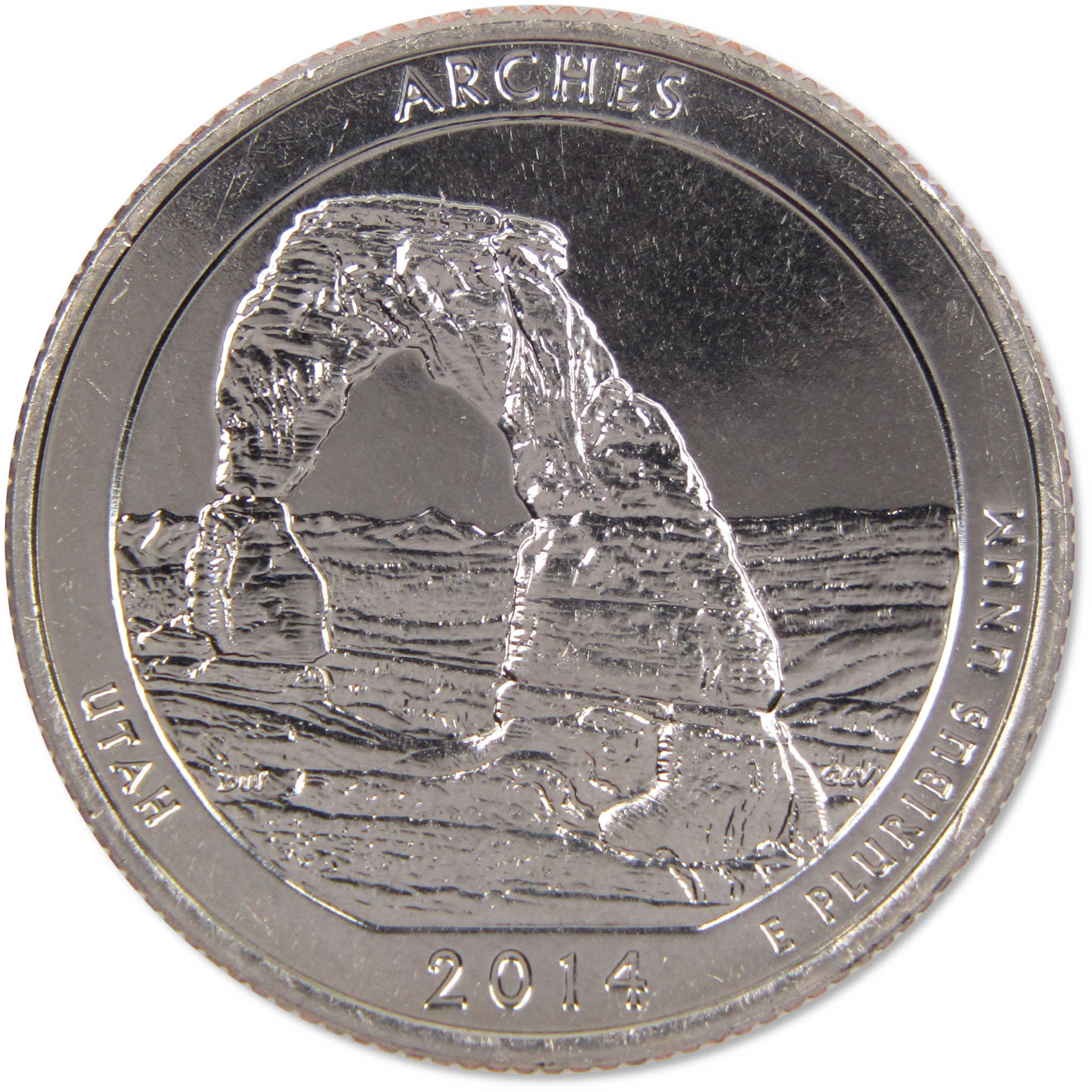 2014 S Quarter 5 Coin Set Clad Uncirculated Mint State 25c Collectible