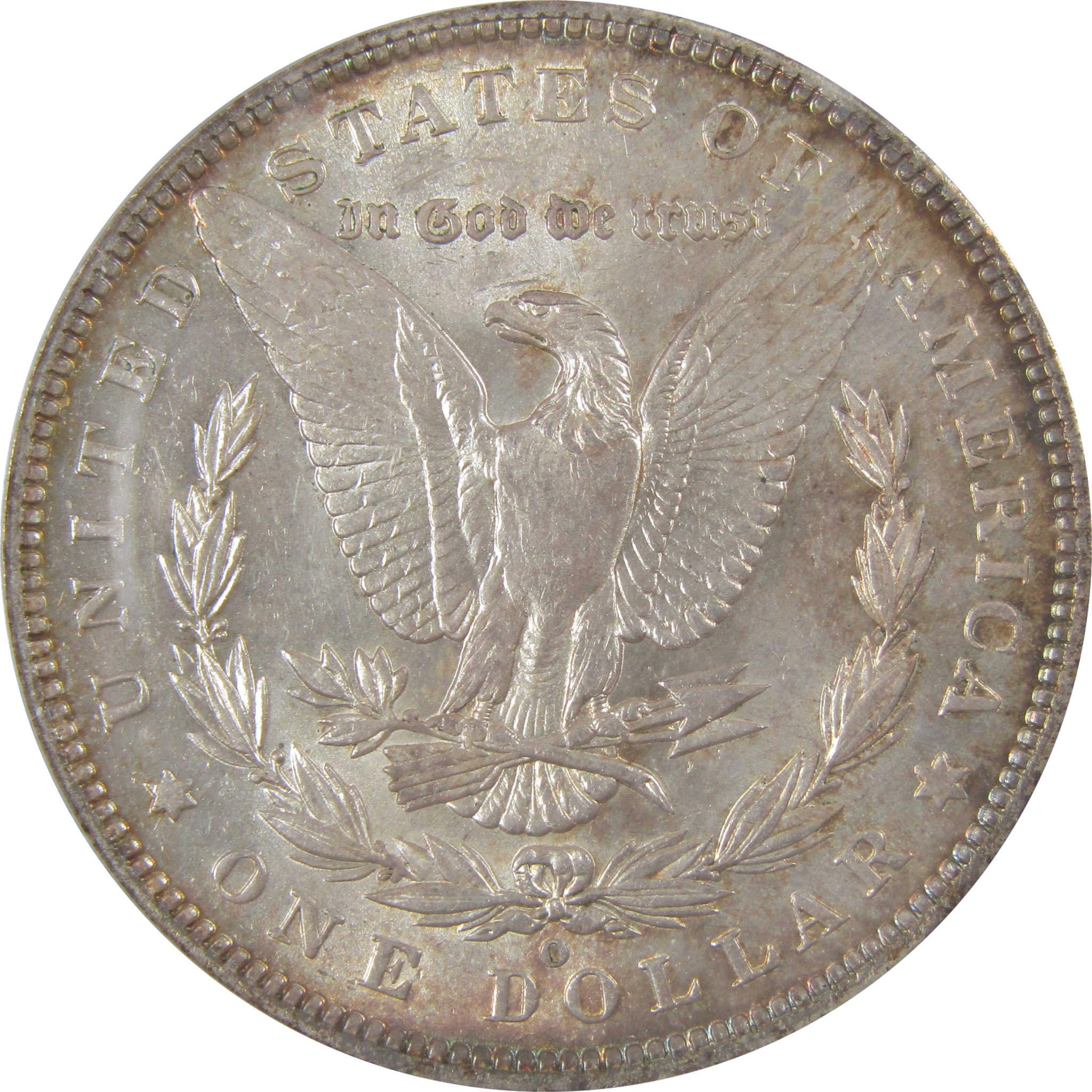 1889 O Morgan Silver Dollar AU 58 ANACS $1 Coin SKU:I24989 - Morgan coin - Morgan silver dollar - Morgan silver dollar for sale - Profile Coins & Collectibles