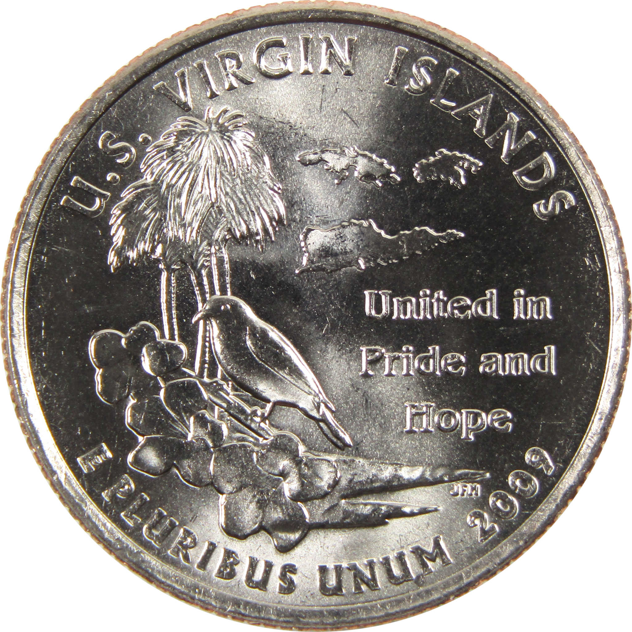 2009 D U.S Virgin Island Territories Quarter BU Uncirculated Clad 25c