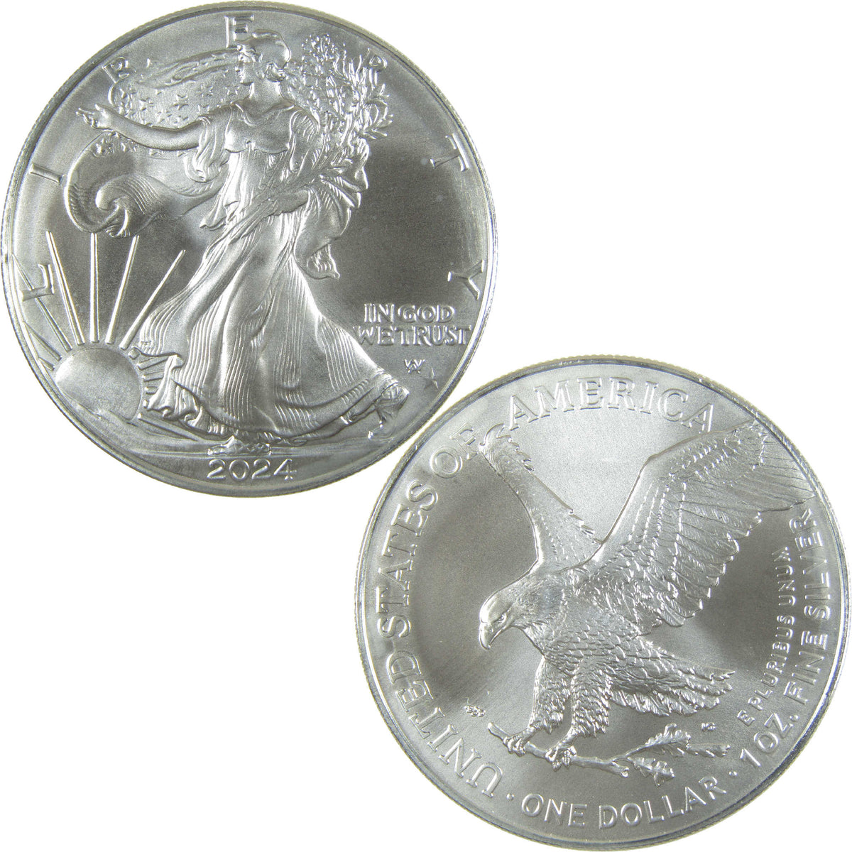 2024 American Silver Eagle with Star Privy Mark Uncirculated $1 Coin