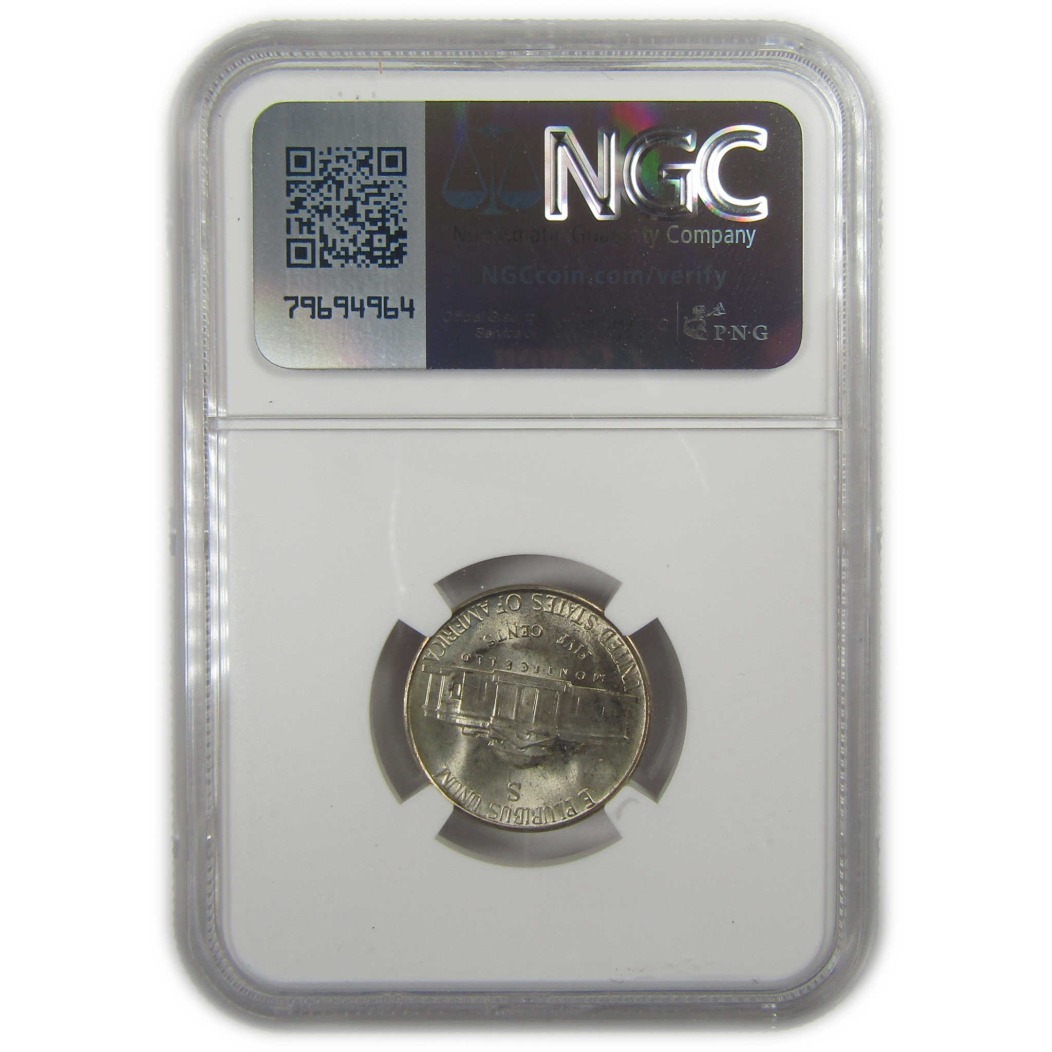 1945 S Jefferson Nickel MS 66 NGC Silver Bag Fragment SKU:I20314