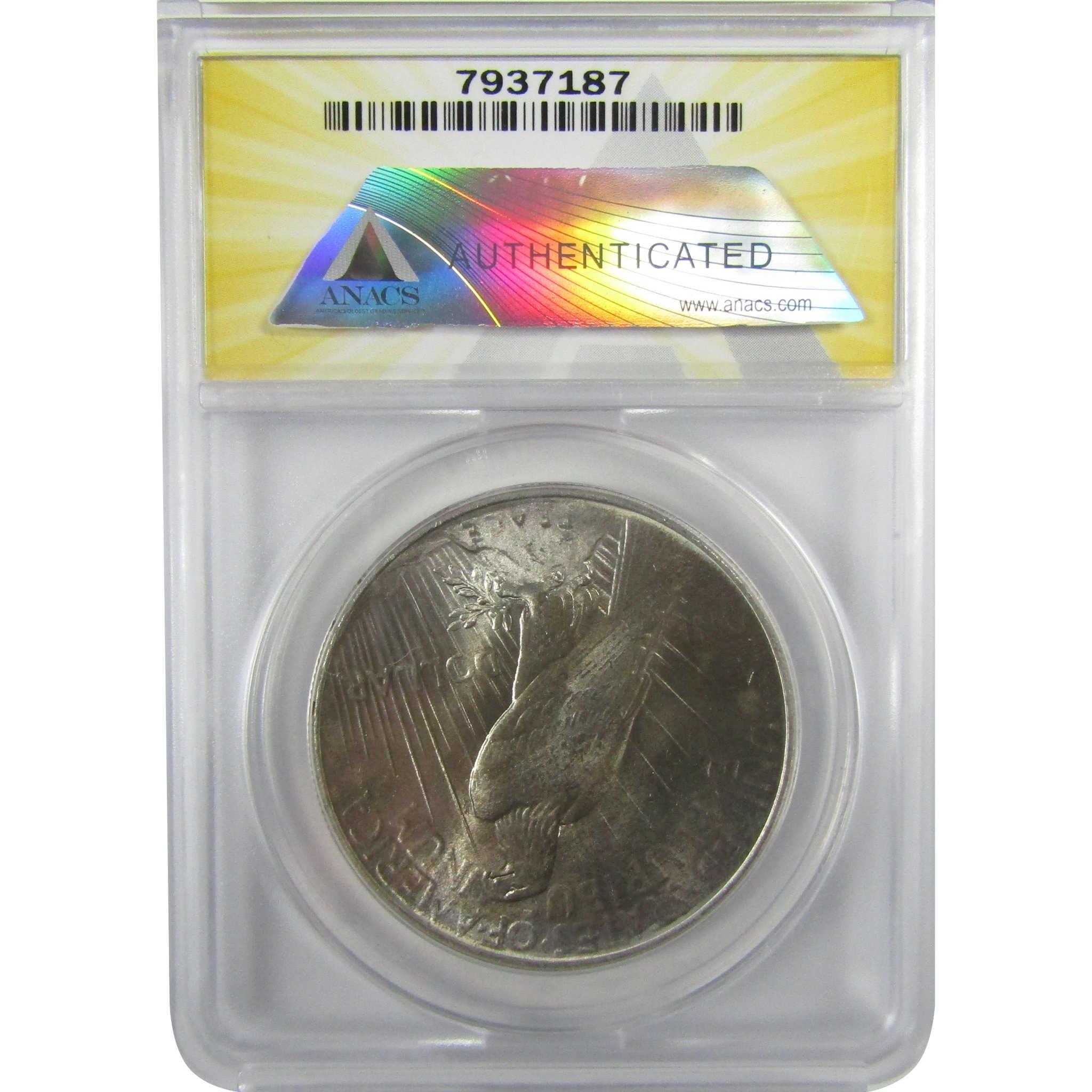 1925 Peace Silver Dollar MS 64 ANACS Uncirculated $1 CoinSKU:I28073