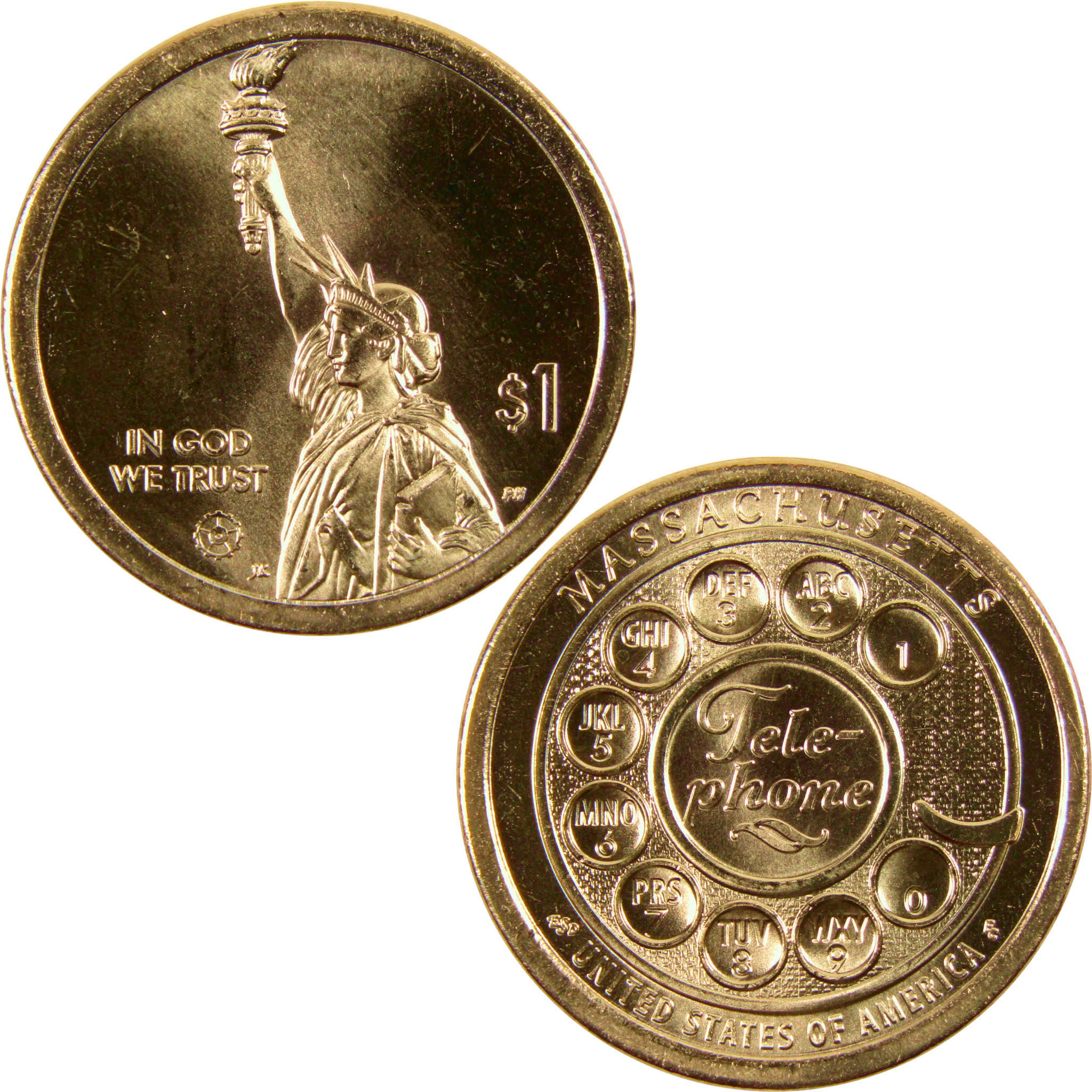 2020 P Telephone American Innovation Dollar BU Uncirculated $1 Coin