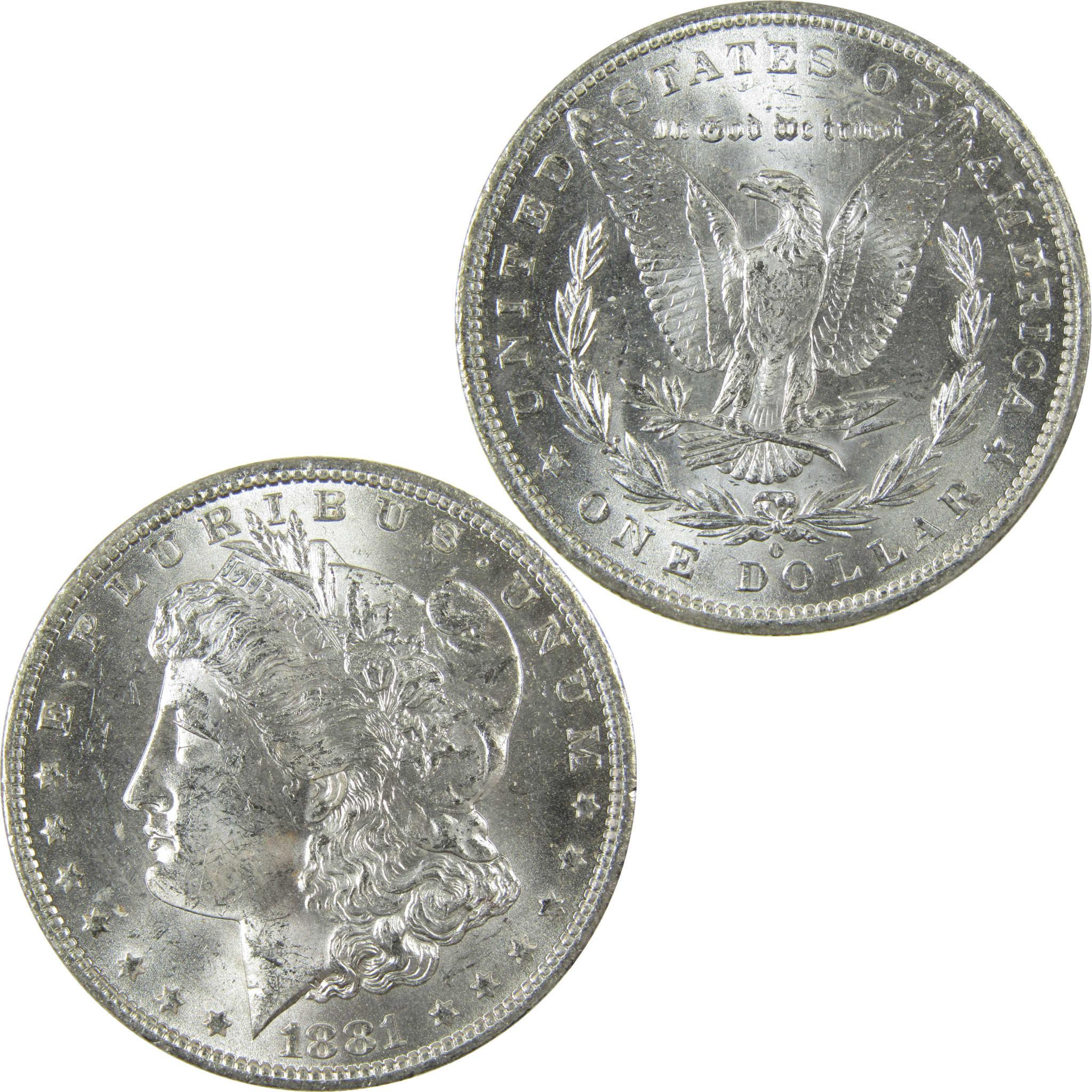 1881 O Morgan Silver Dollar Uncirculated Mint State $1 Coin SKU:I27689 - Morgan coin - Morgan silver dollar - Morgan silver dollar for sale - Profile Coins & Collectibles