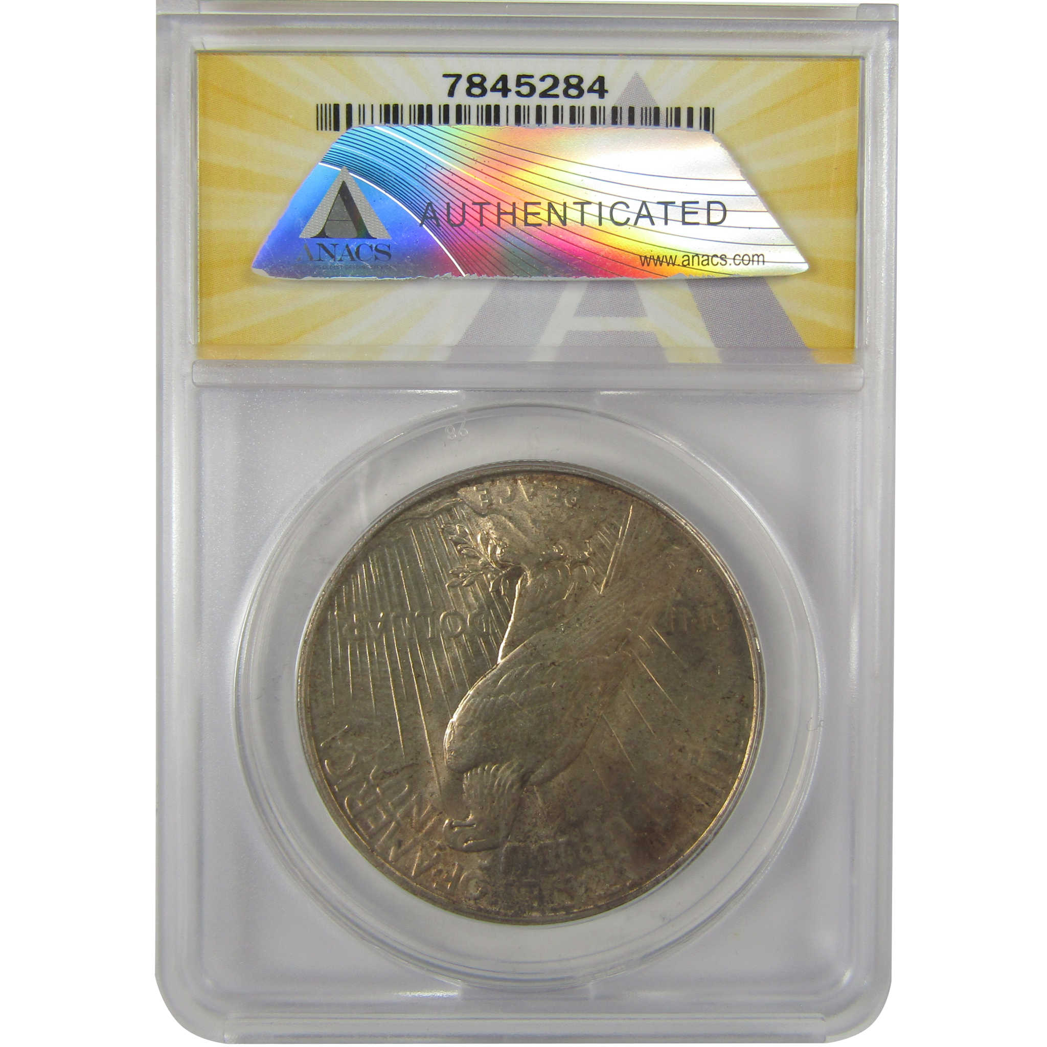 1927 D Peace Dollar MS 62 ANACS Silver Uncirculated $1 Coin SKU:I21431