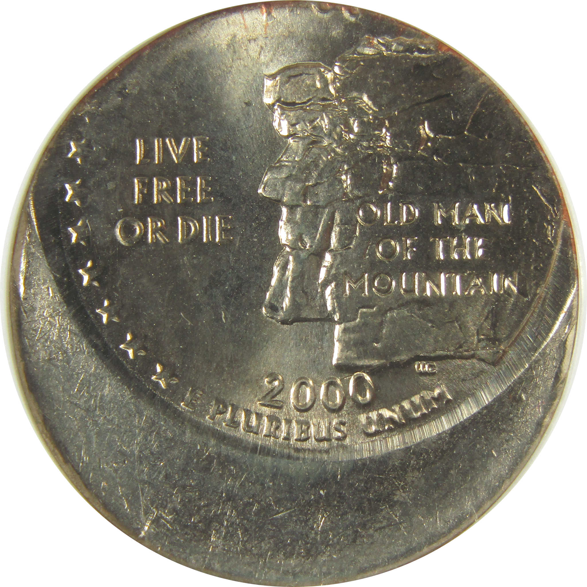 2000 P New Hampshire State Quarter MS 65 ANACS Off Center SKU:I20057