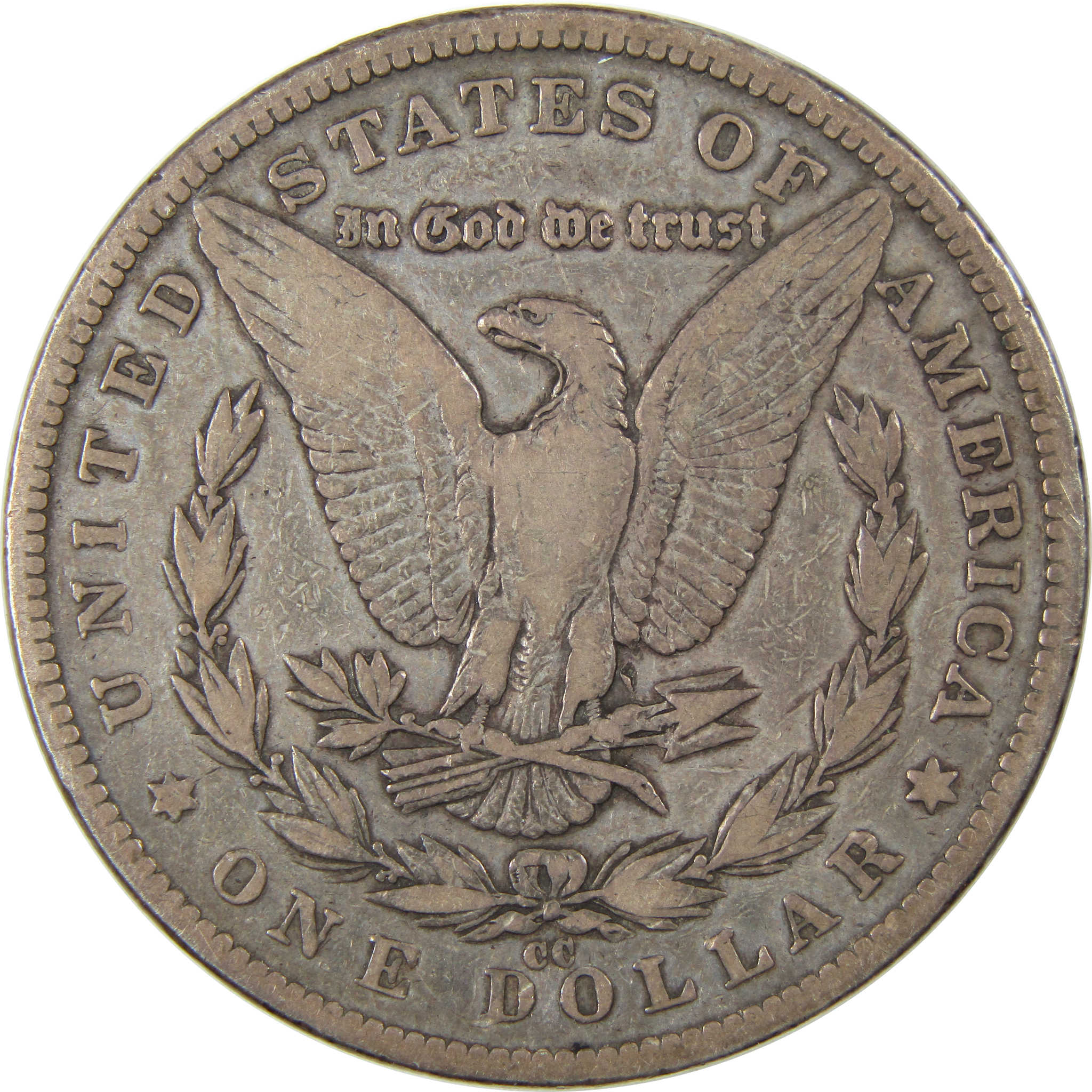 1890 CC Morgan Dollar F Fine Silver $1 Coin SKU:I23903 - Morgan coin - Morgan silver dollar - Morgan silver dollar for sale - Profile Coins & Collectibles