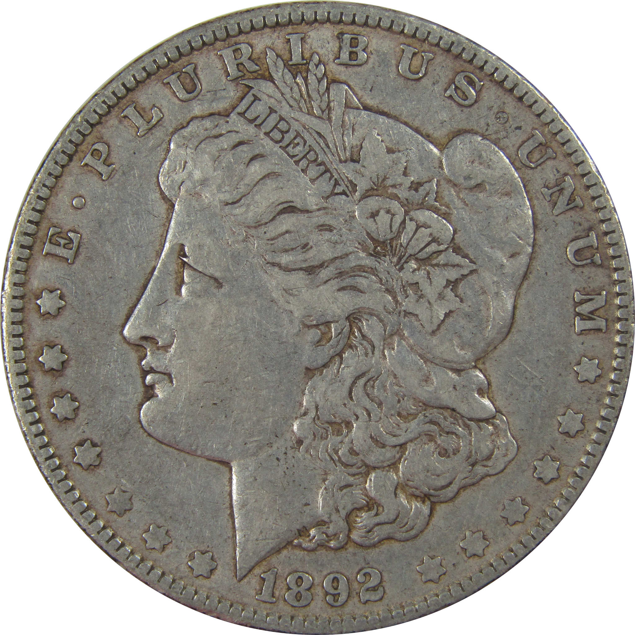 1892 O Morgan Dollar VF Very Fine Silver $1 Coin SKU:CPC1172 - Morgan coin - Morgan silver dollar - Morgan silver dollar for sale - Profile Coins & Collectibles