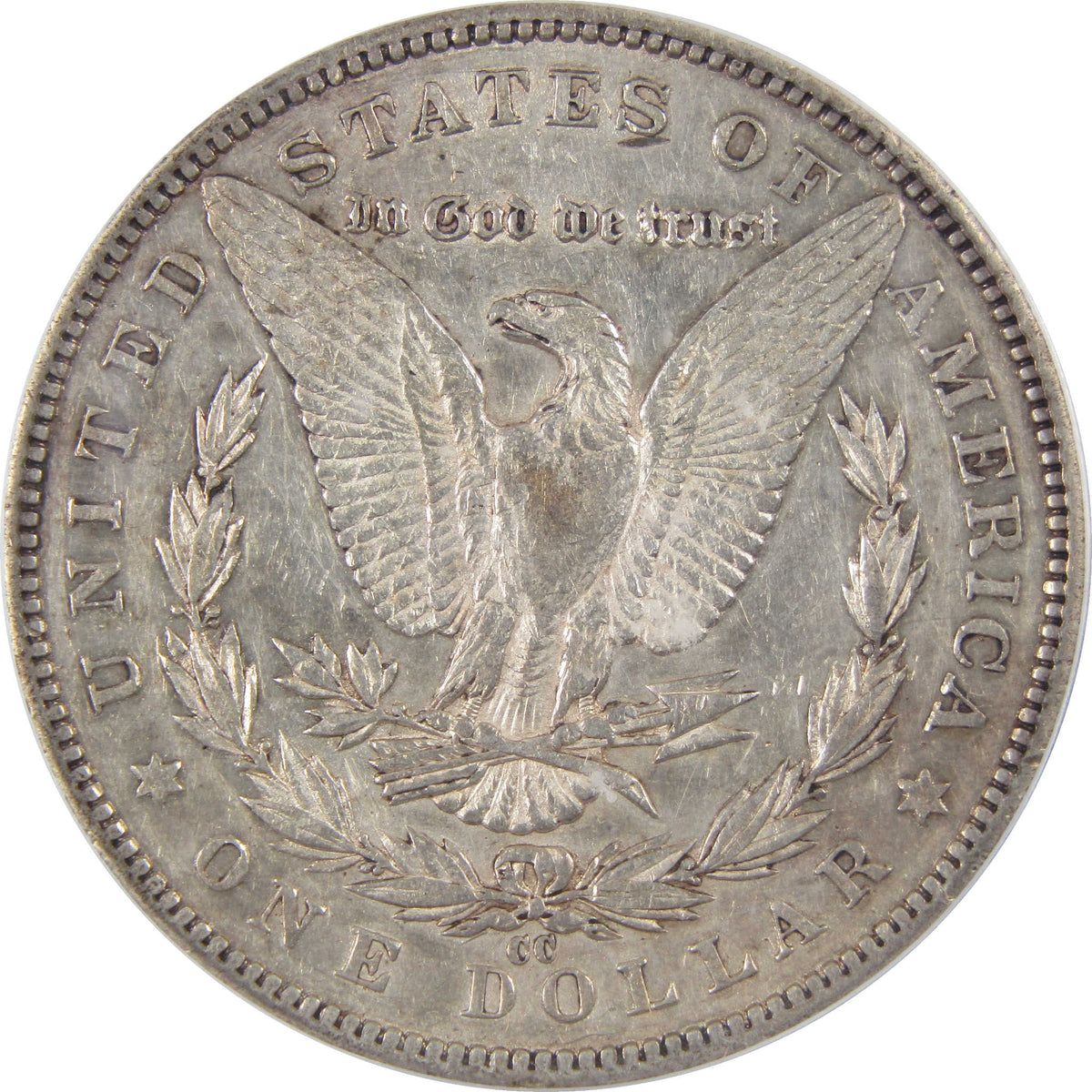 1890 CC Morgan Silver Dollar EF 45 ICG $1 Coin Collectible SKU:I29124