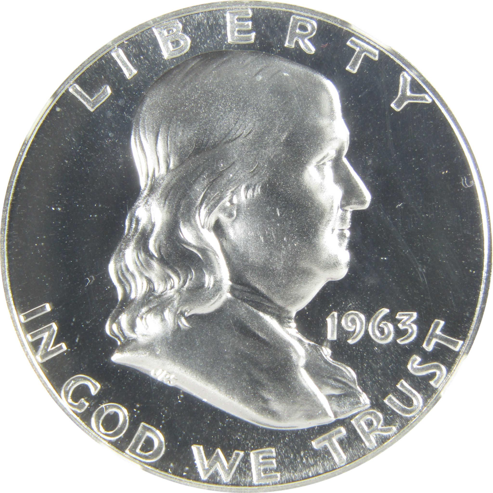 1963 Franklin Silver Half Dollar PF 69 NGC Proof 50c Coin SKU:I27436