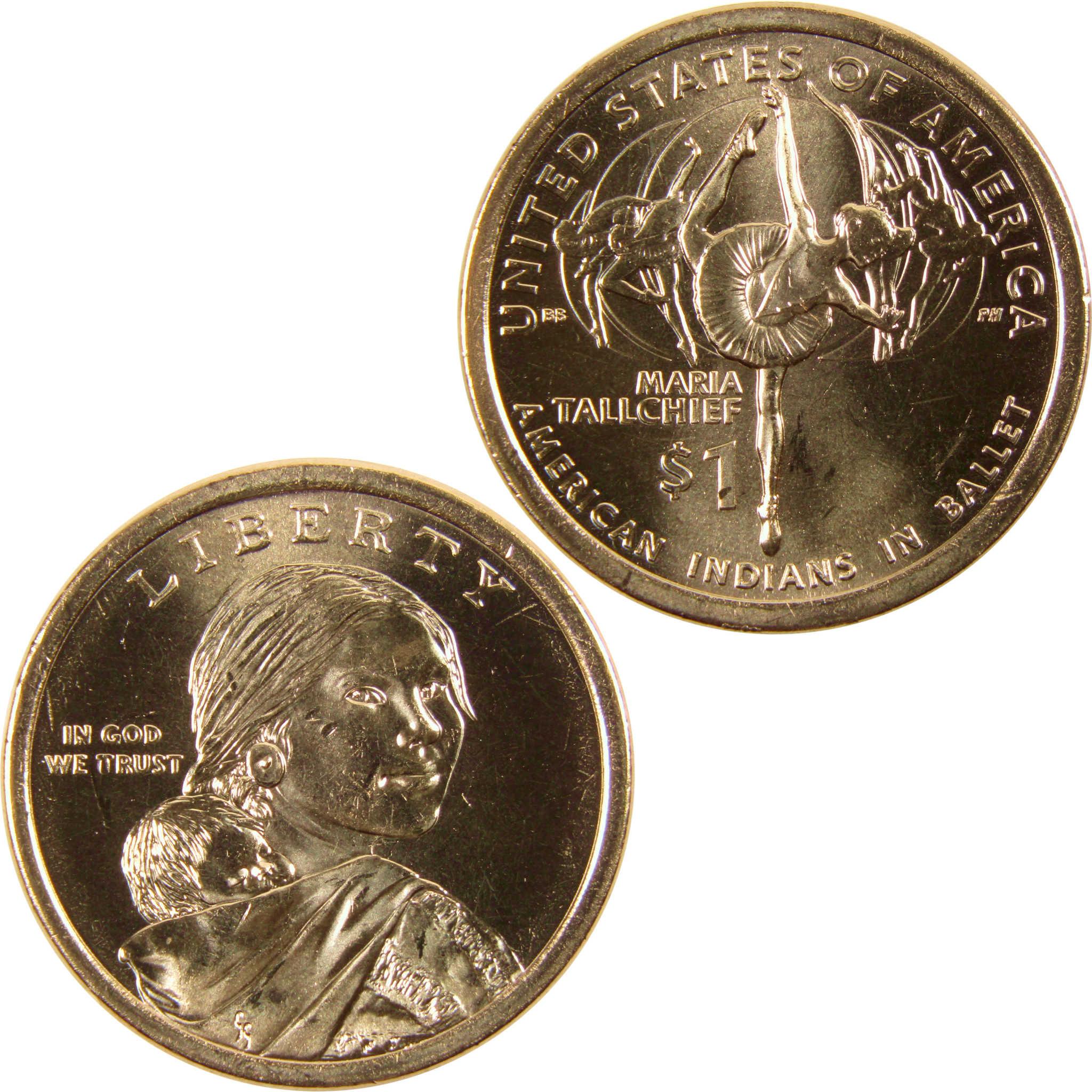 2023 P Maria Tallchief Native American Dollar BU Uncirculated $1 Coin