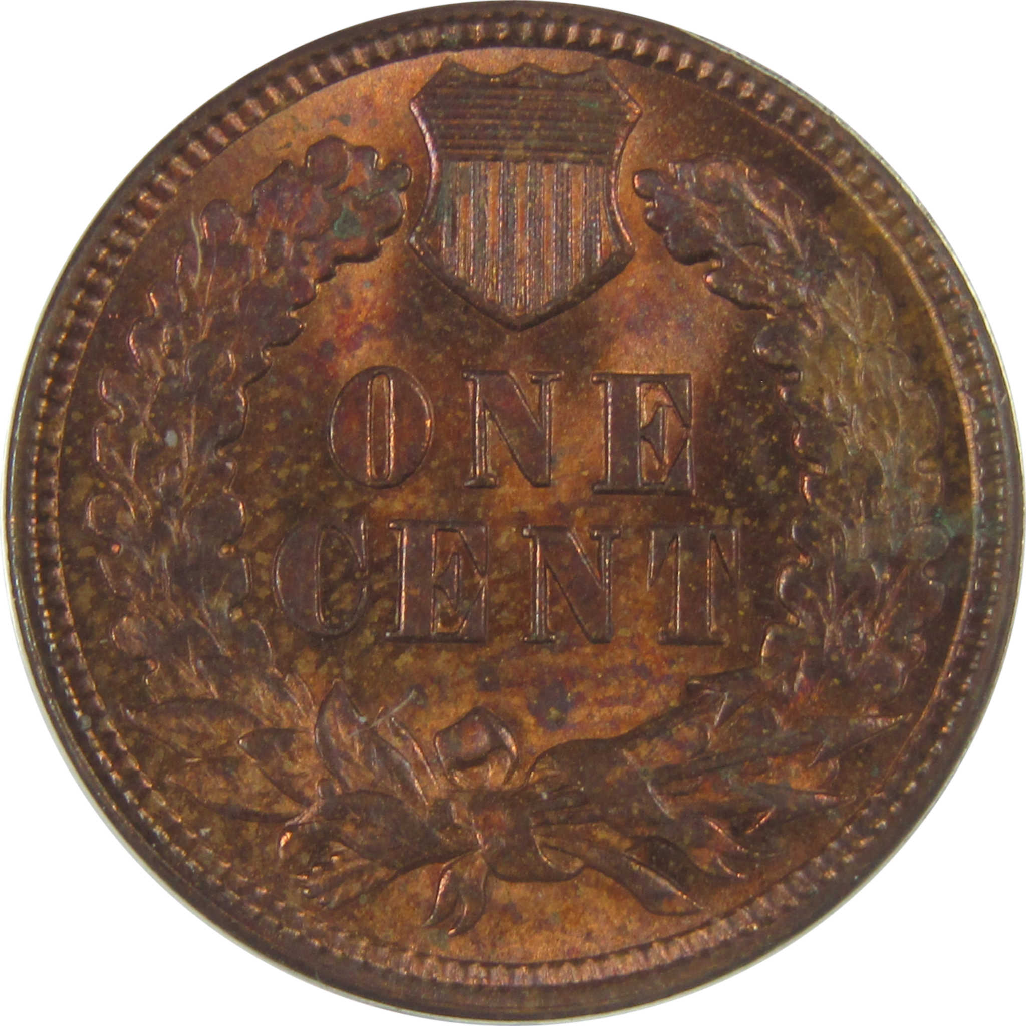 1890 Indian Head Cent MS 63 RB ANACS Penny Uncirculated SKU:I23001